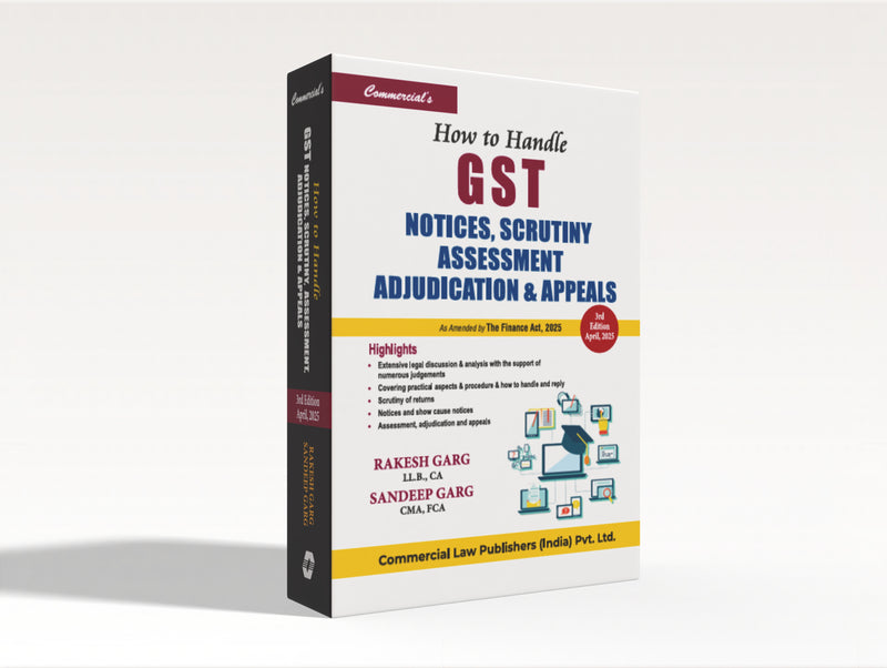 Combo: GST Refund & How to Handle GST Notices Scrutiny, Assessment Adjudication & Appeals