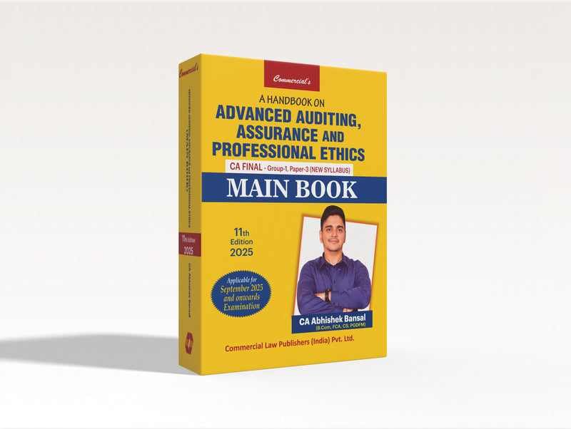 Advanced Auditing, Assurance & Professional Ethics – Main & Question Book (CA Final, 2025 Edition)