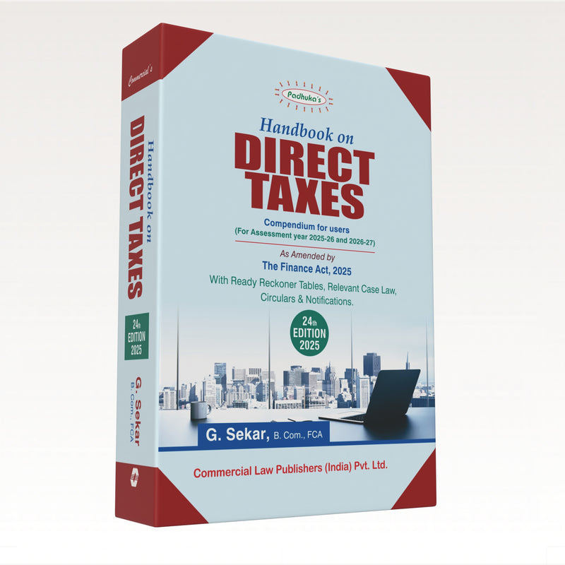 Combo Pack for Professionals – Direct Taxes, Indirect Taxes, GST Manual, TDS & TCS, and Tax Audit