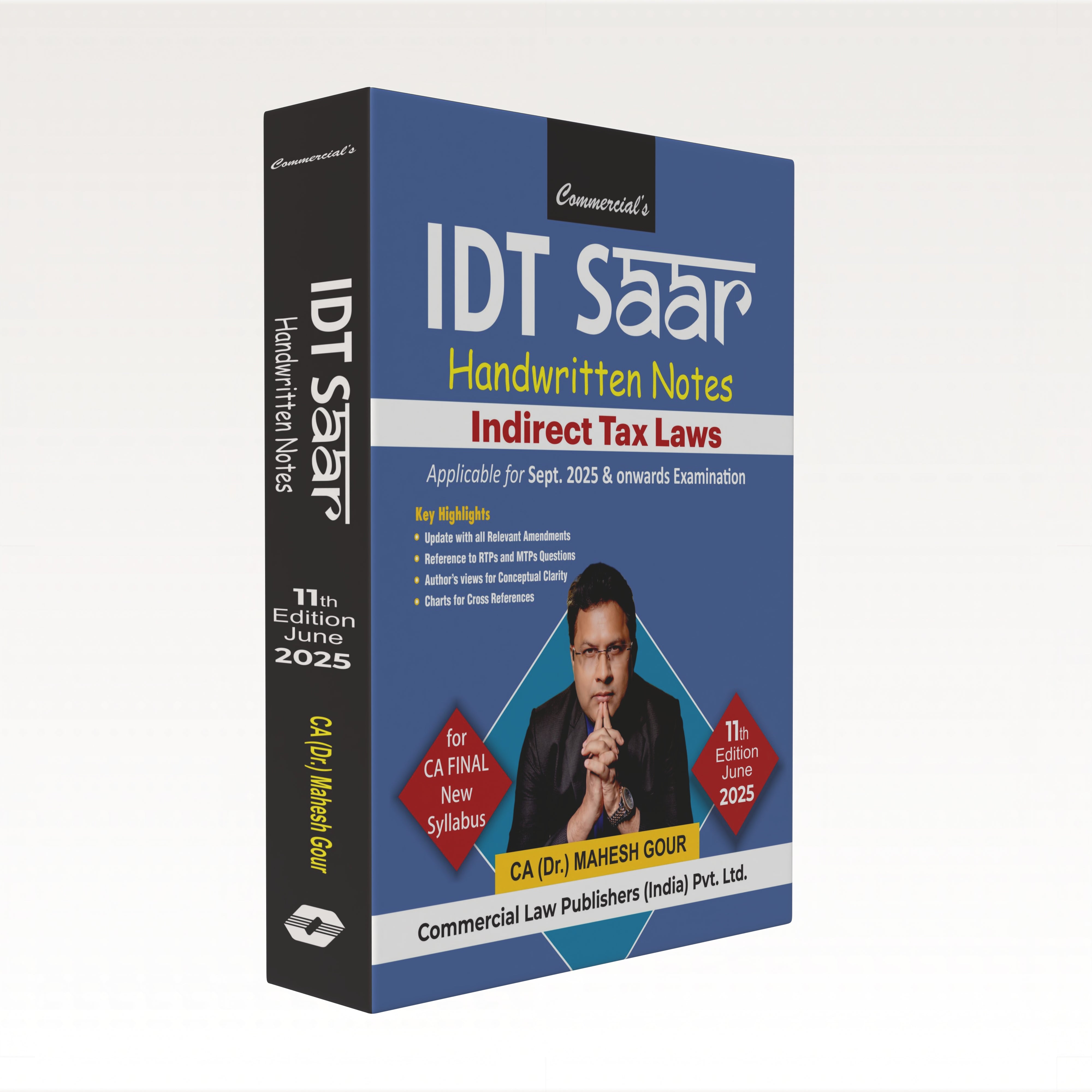 IDT SAAR Handwritten Notes — indirect Tax Laws (CA Final)