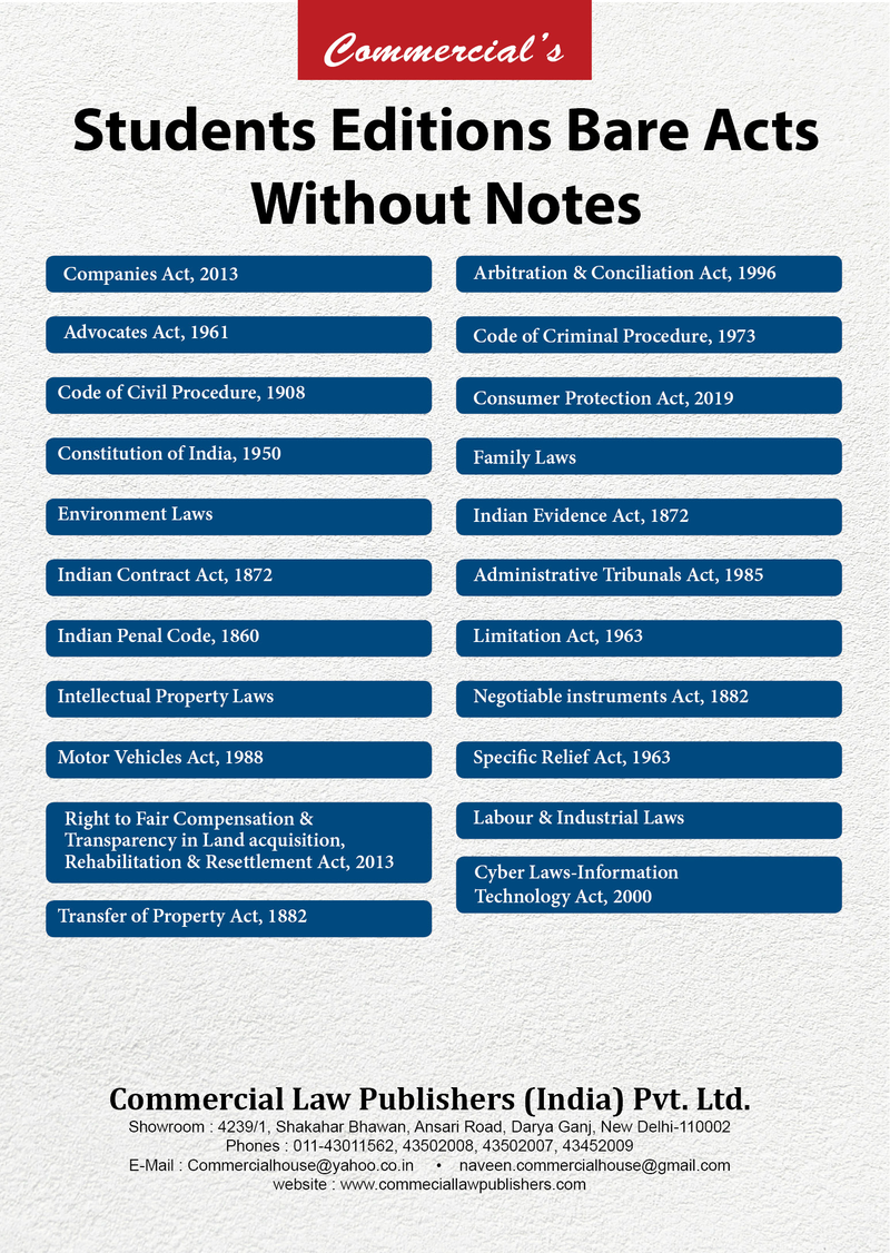 AIBE Bare Acts Combo without Notes (Set of 22 Books)