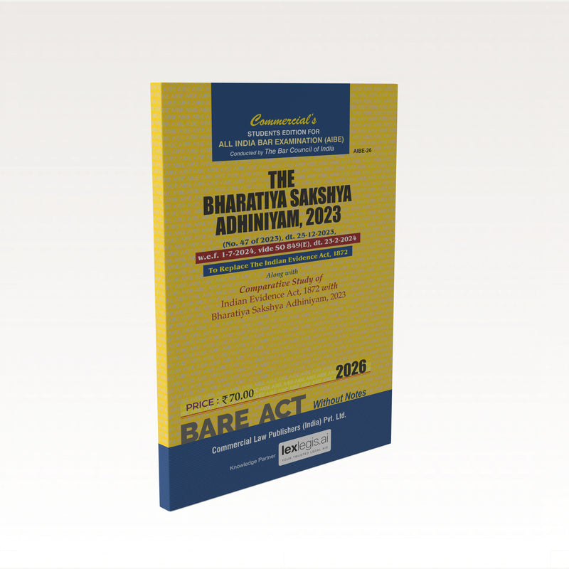 AIBE Combo Pack: Bharatiya Nyaya Sanhita, 2023, Bharatiya Nagarik Suraksha Sanhita, 2023 & Bharatiya Sakshya Adhiniyam, 2023