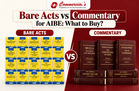 Bare Acts vs Commentary Books: What Should You Buy for AIBE Preparation?