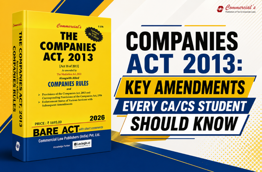 Companies Act 2013: Key Amendments Every CA/CS Student Should Know