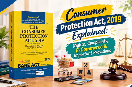 Consumer Protection Act 2019: Rights, Complaints, E-Commerce & Important Provisions