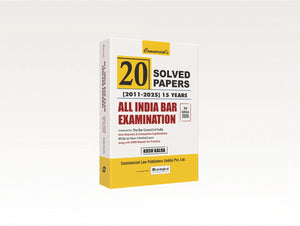 20 Solved Papers (2011–2025) – 15 Years All India Bar Examination
