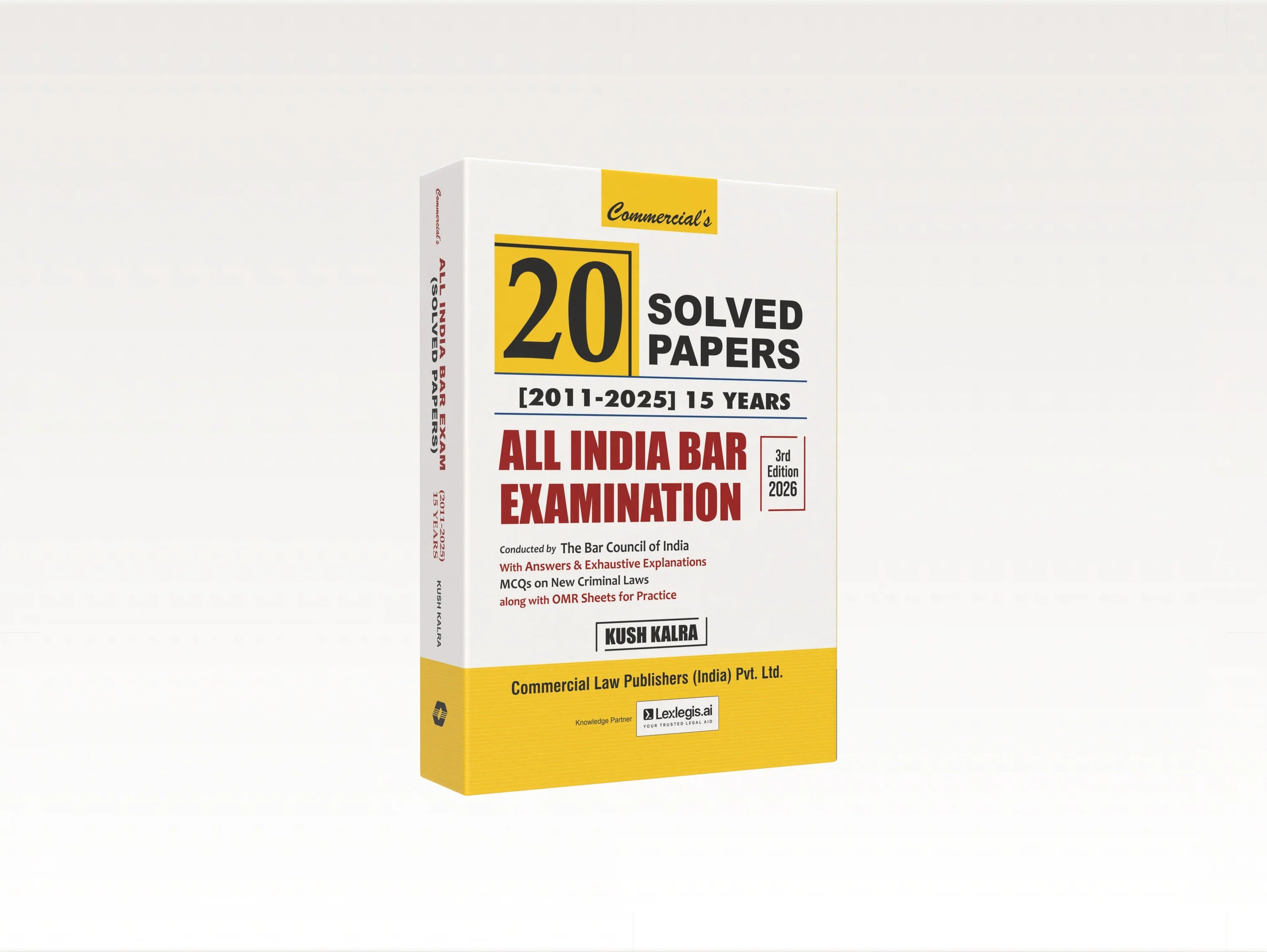 20 Solved Papers (2011–2025) – 15 Years All India Bar Examination