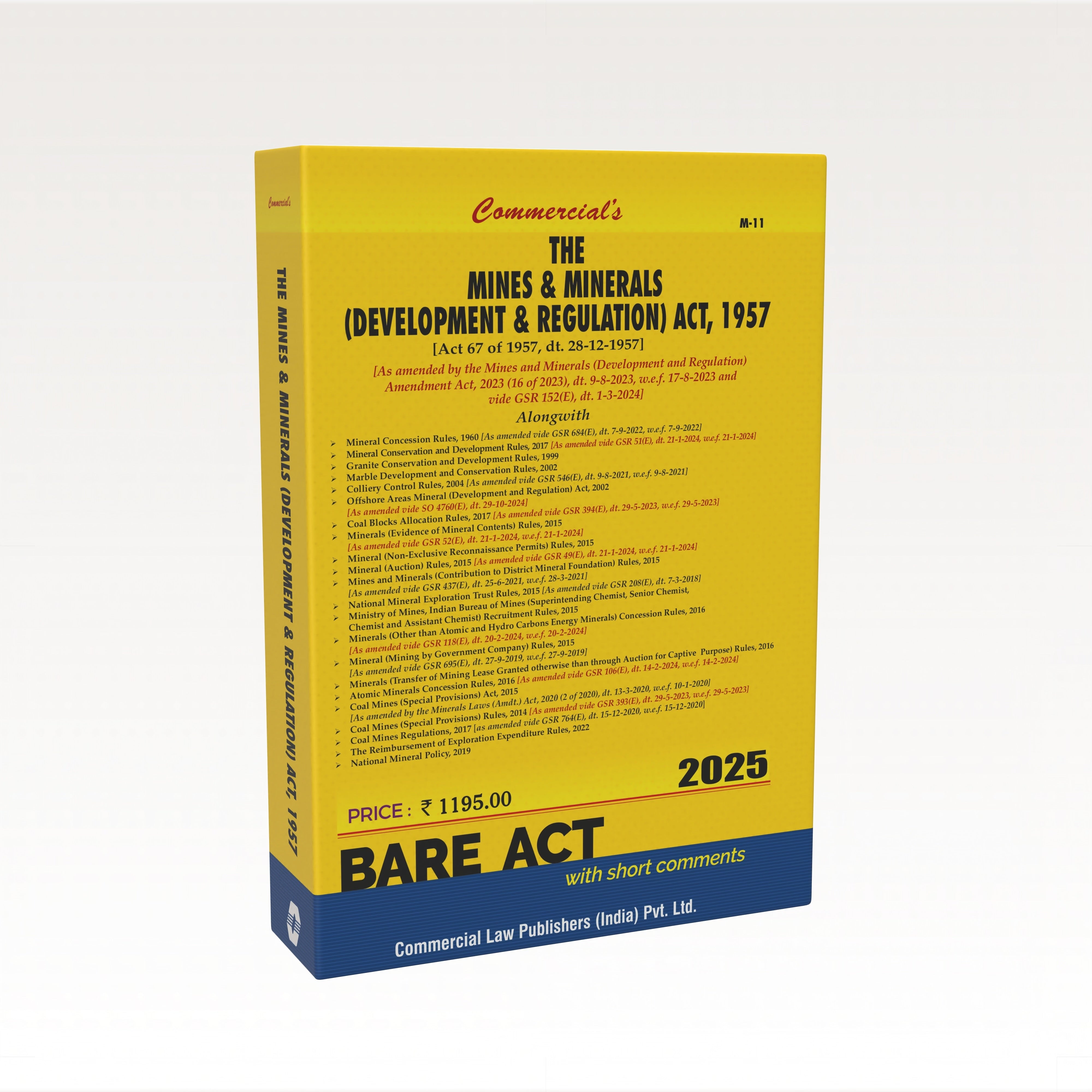 The Mines and Minerals (Development and Regulation) Act, 1957
