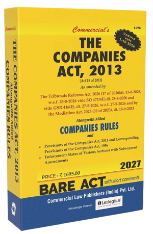 The Companies Act, 2013 alongwith Allied Companies Rules (2027 Edition) (E-Book)