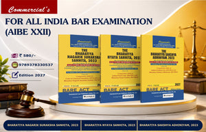 AIBE Combo Pack: Bharatiya Nyaya Sanhita, 2023, Bharatiya Nagarik Suraksha Sanhita, 2023 & Bharatiya Sakshya Adhiniyam, 2023