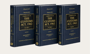 Commentary on The Customs Act, 1962 (Set of 3 Vols)