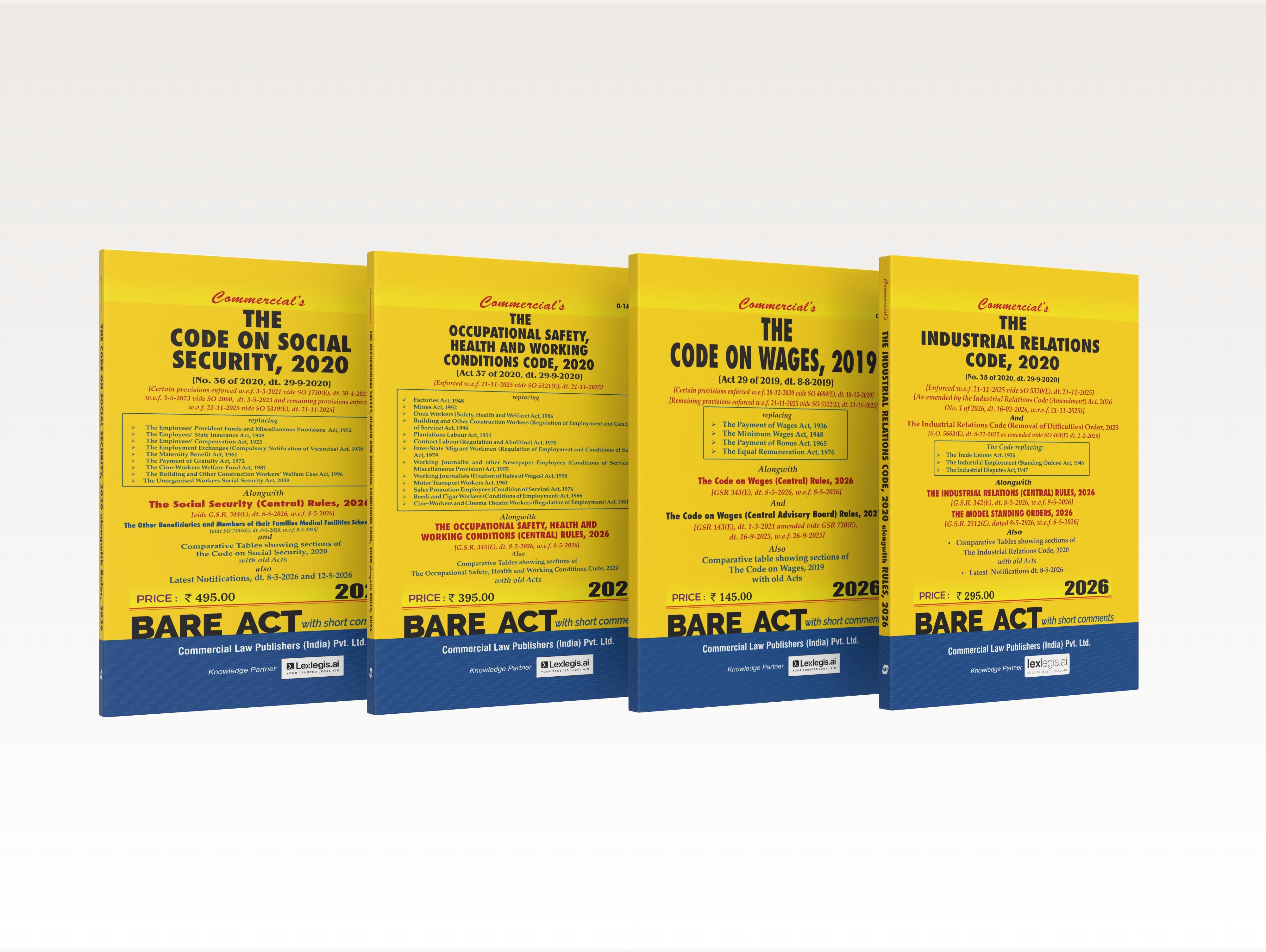 Combo Pack New Labour Codes