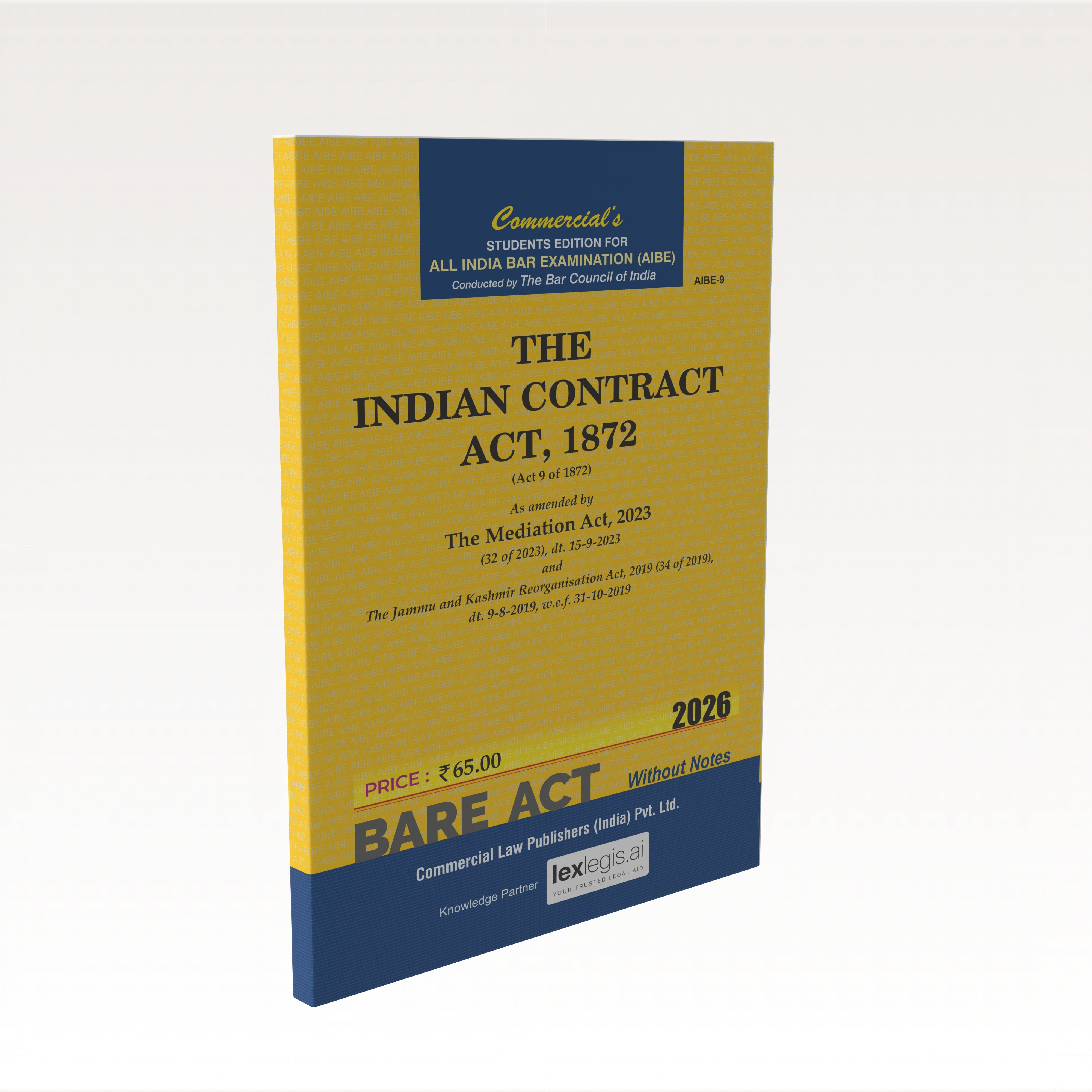 Indian Contract Act, 1872 (AIBE)