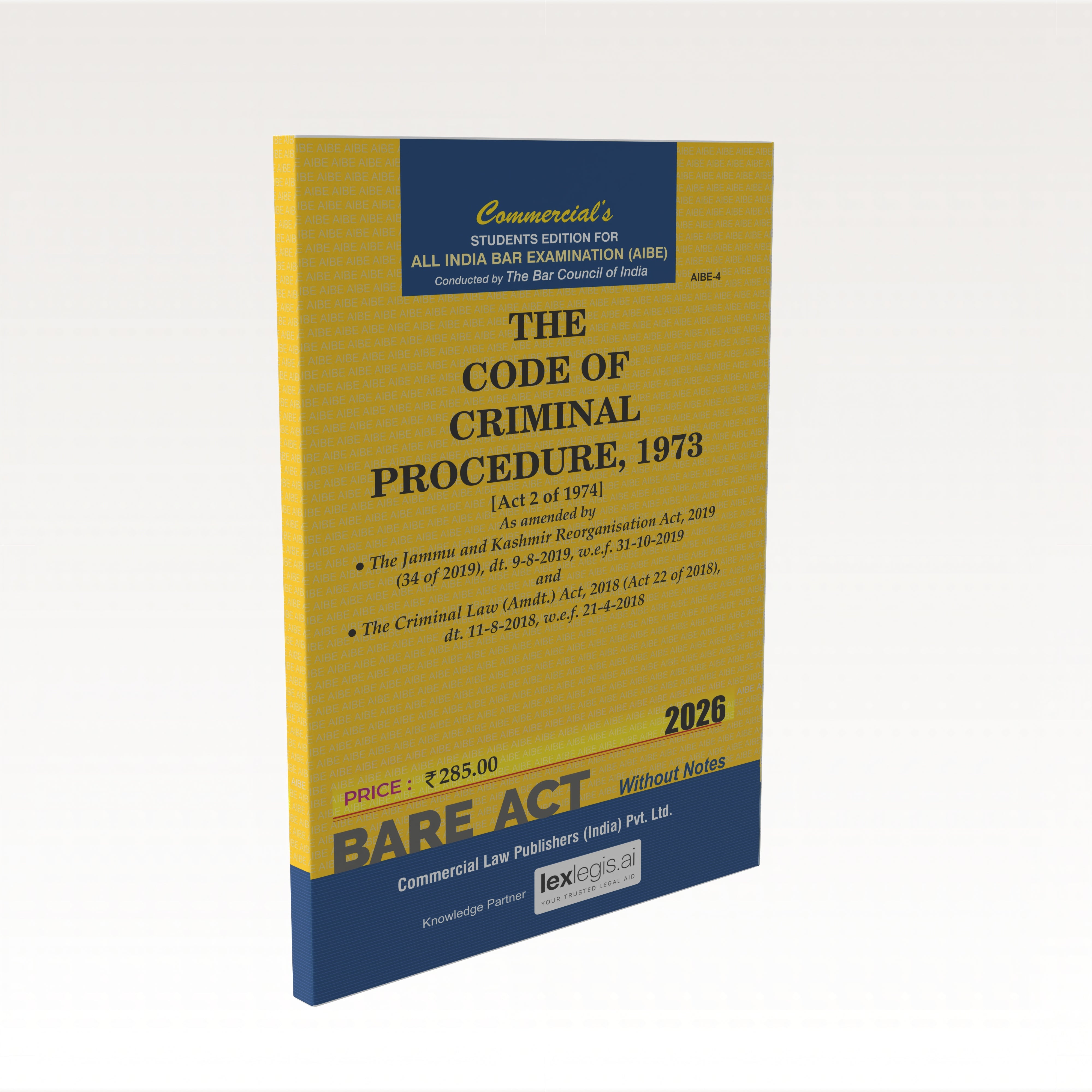 Code of Criminal Procedure, 1973 (AIBE)