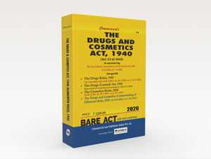The Drugs and Cosmetics Act, 1940 alongwith Rules (E-Book)