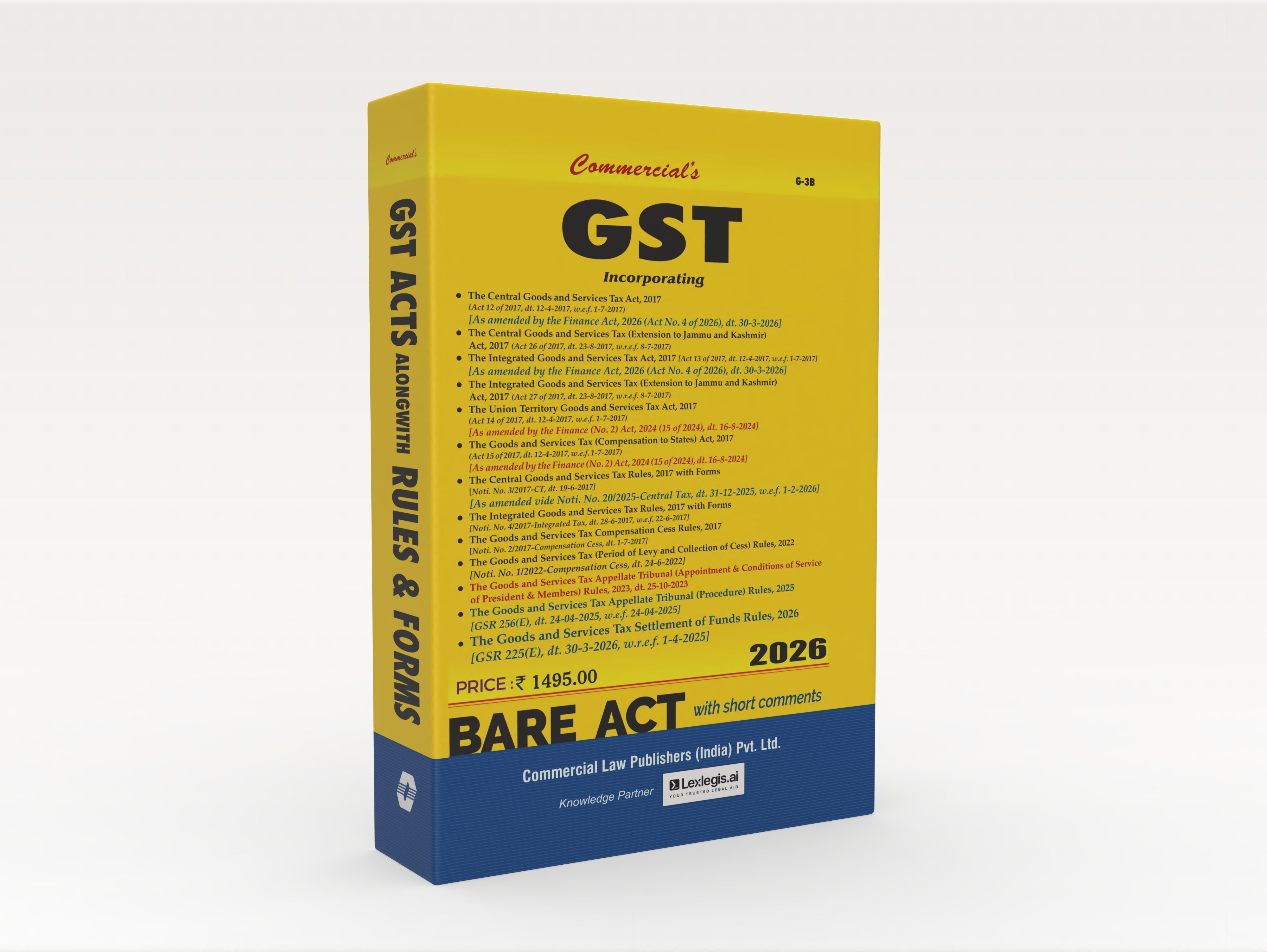 GST Acts and Rules, 2017 with Forms (e-book)