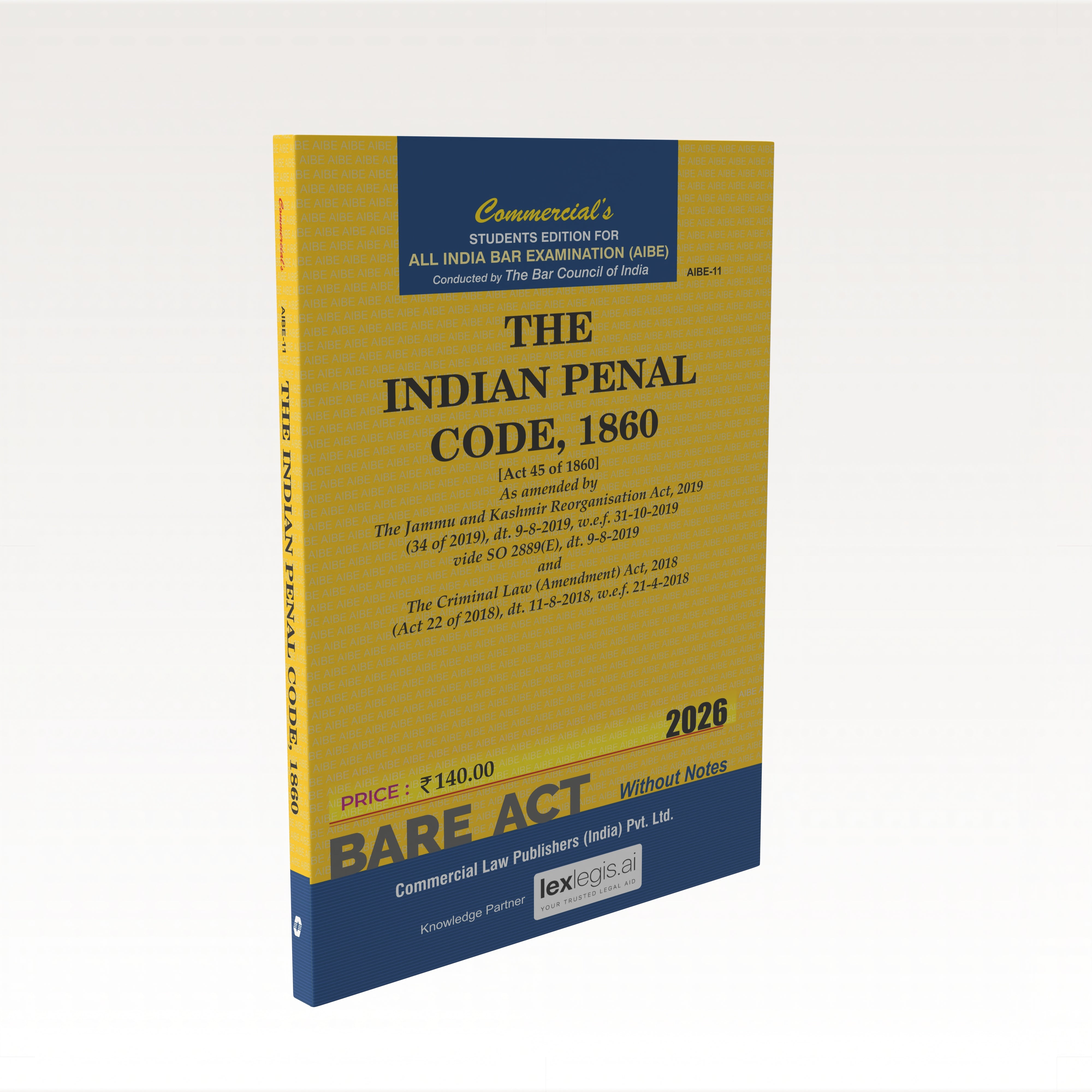Indian Penal Code, 1860 (AIBE)