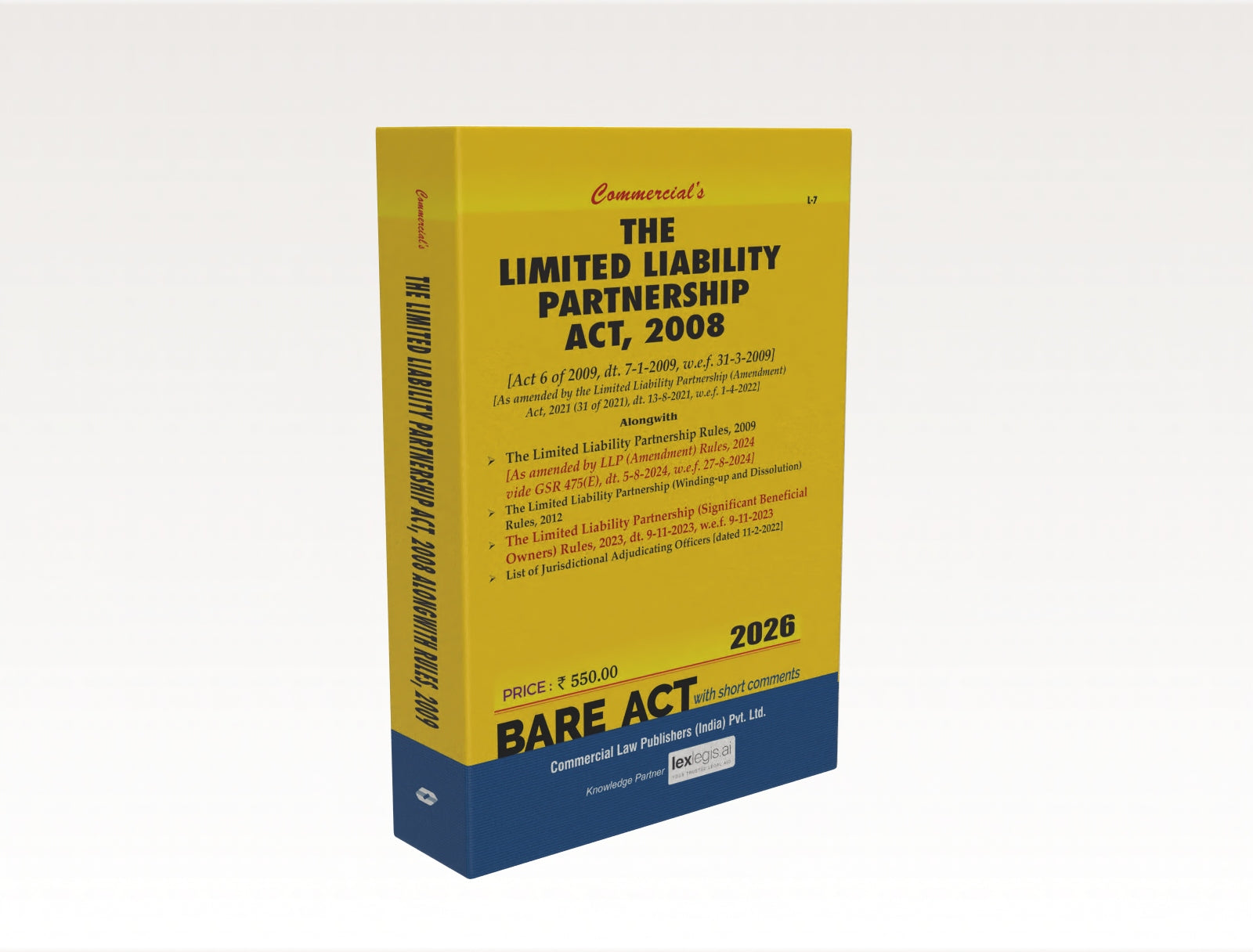 The Limited Liability Partnership Act, 2008 (E-Book)