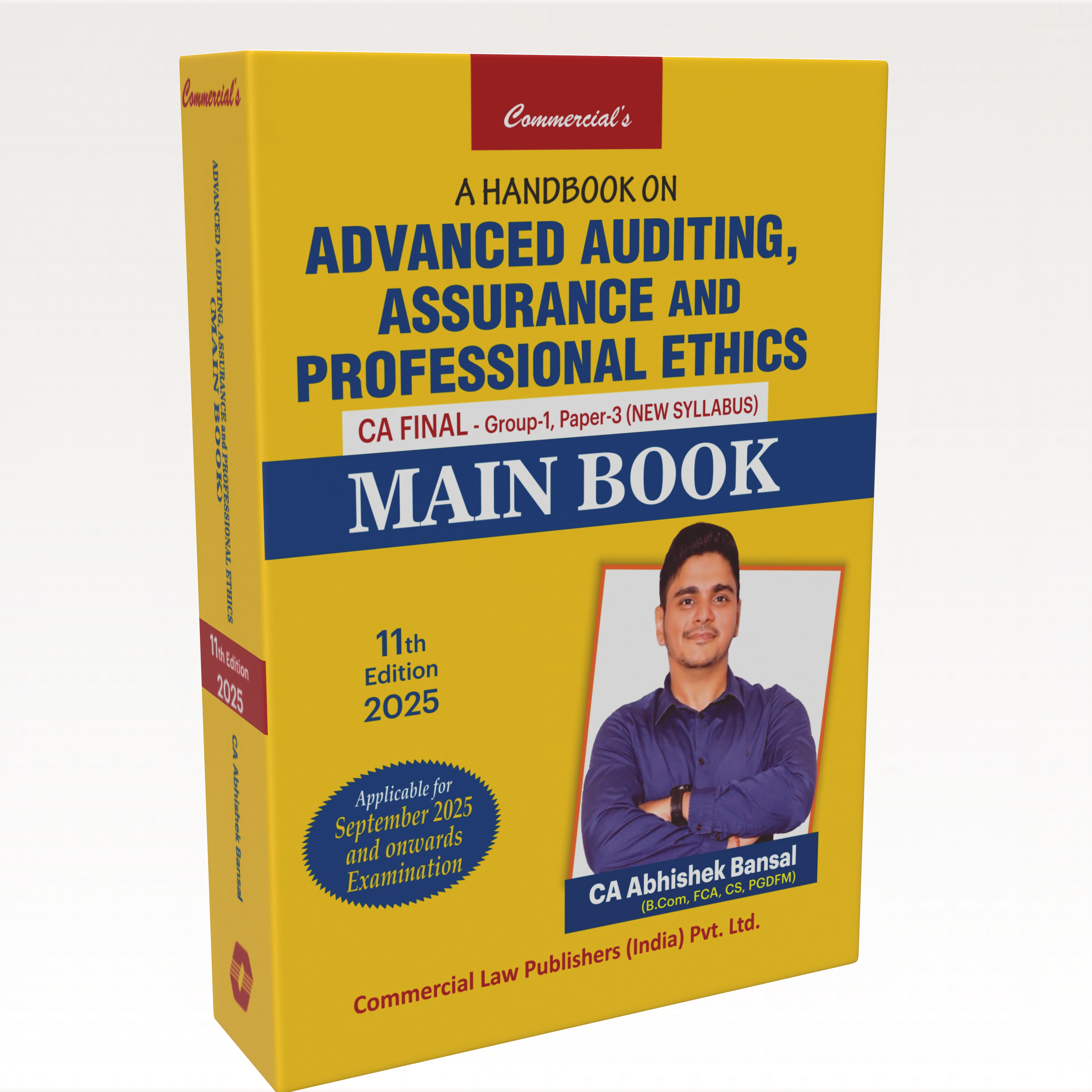 A Handbook On Advanced Auditing, Assurance, and Professional Ethics (CA Final, Group-1, Paper-3) New Syllabus (Main Book)