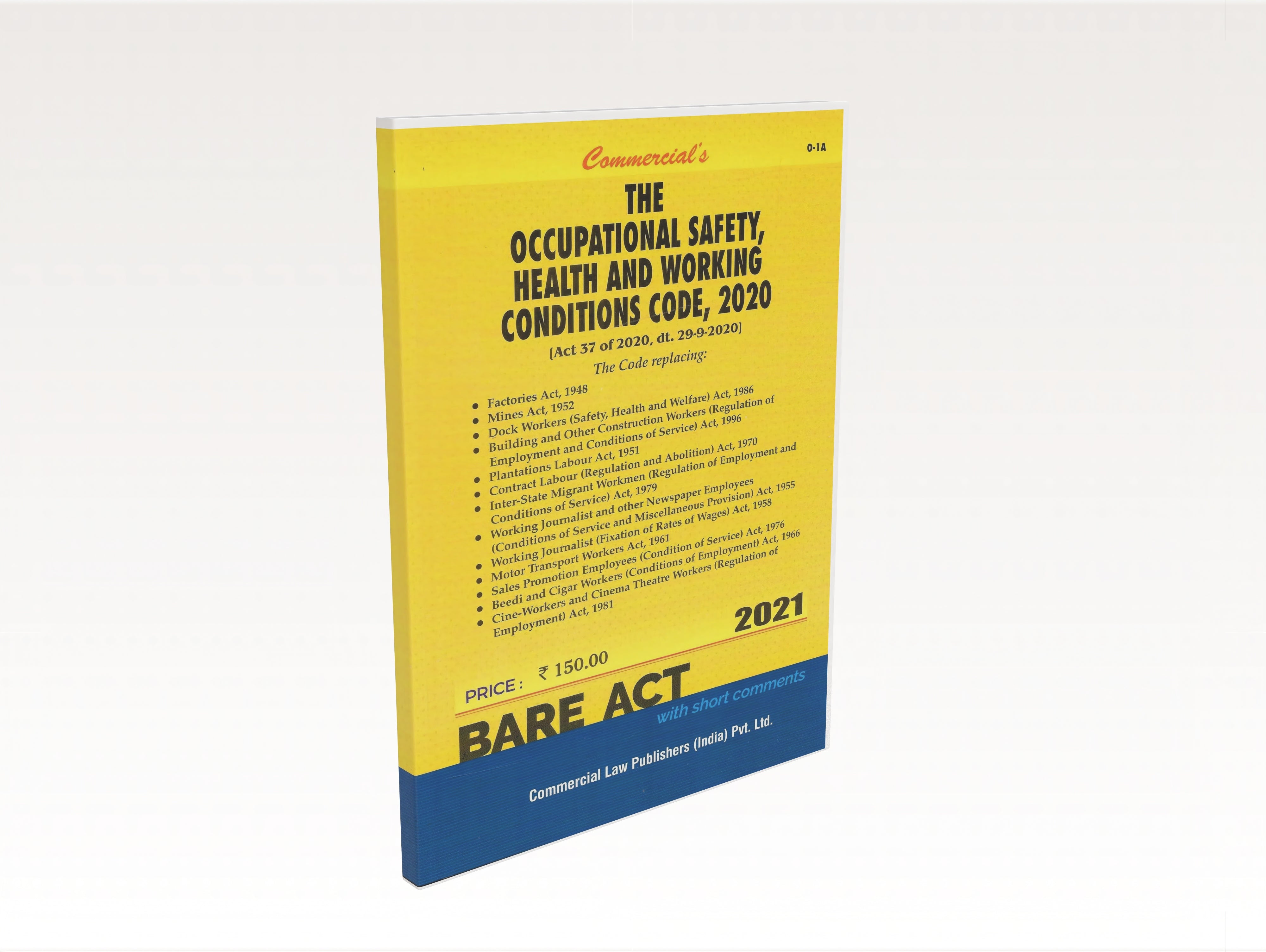 The Occupational Safety, Health and Working Conditions Code, 2020