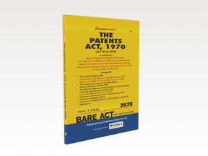 The Patents Act, 1970 As amended by The as amended by the Jan Vishwas (Amendment of Provisions) Act, 2023 (E-Book)
