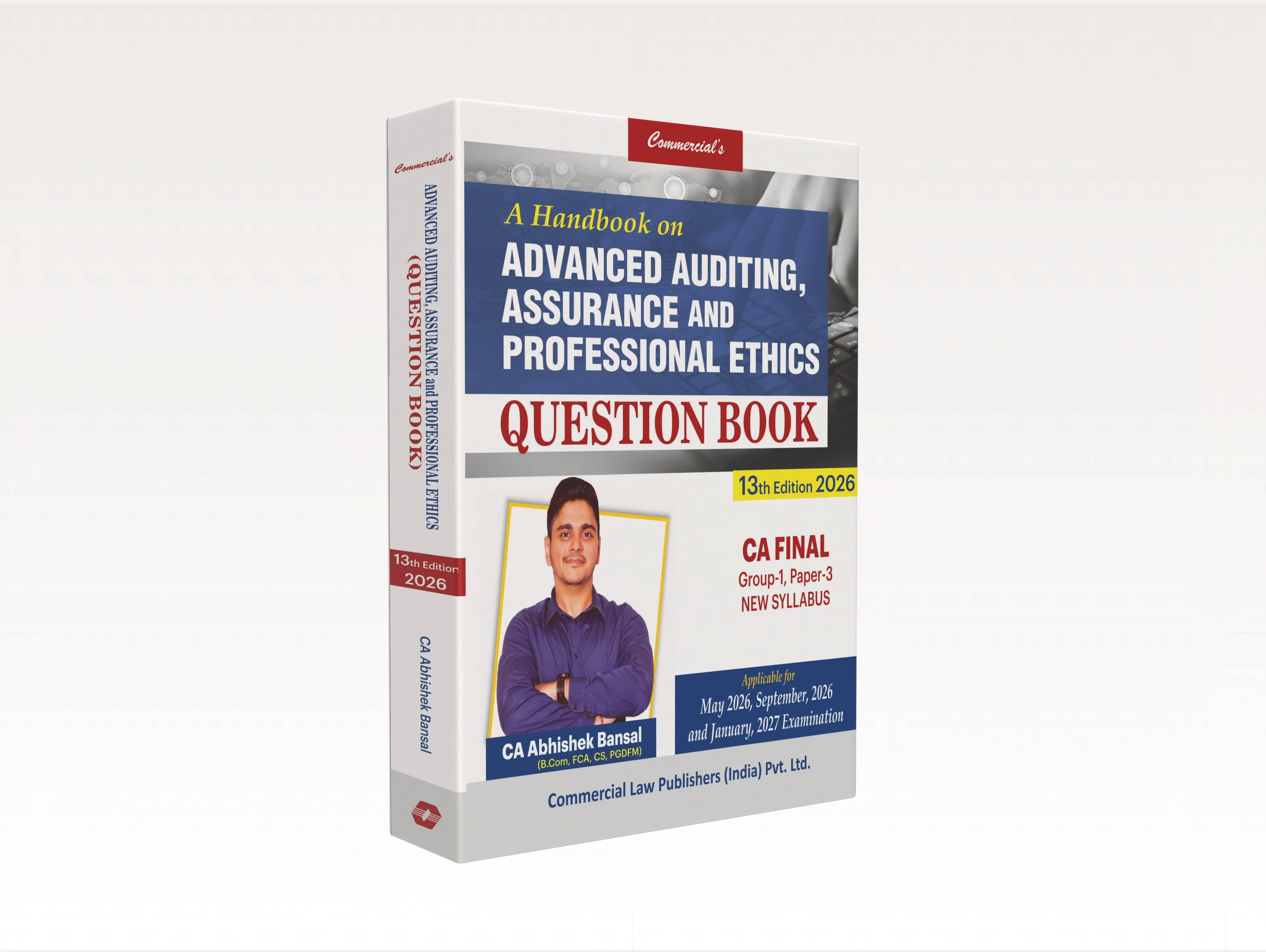 A Handbook on Advanced Auditing, Assurance, and Professional Ethics (CA Final Group-I Paper 3) New Syllabus (Question Book) (E-Book)
