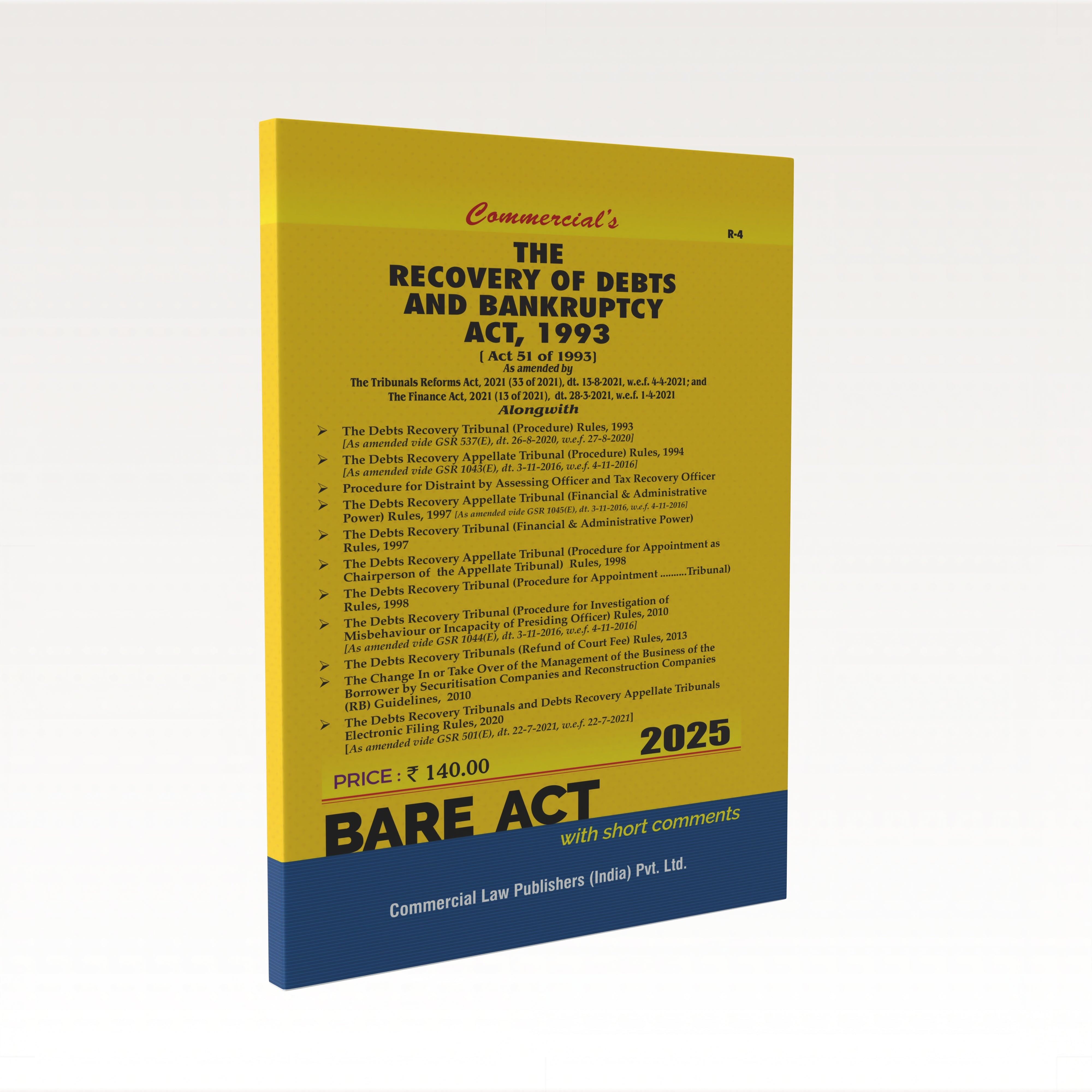 Recovery of debts due to banks and financial institutions act, 1993