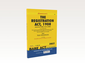 The Registration Act, 1908 As amended by The Jammu and Kashmir Reorganisation Act, 2019 (2027 Edition)