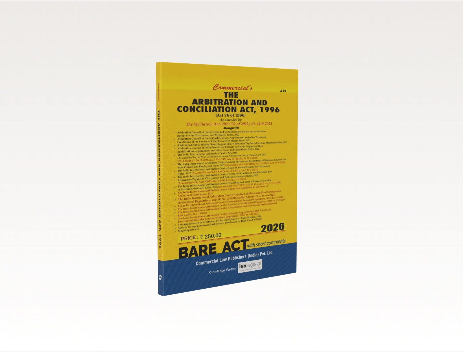 The Arbitration and Conciliation Act, 1996