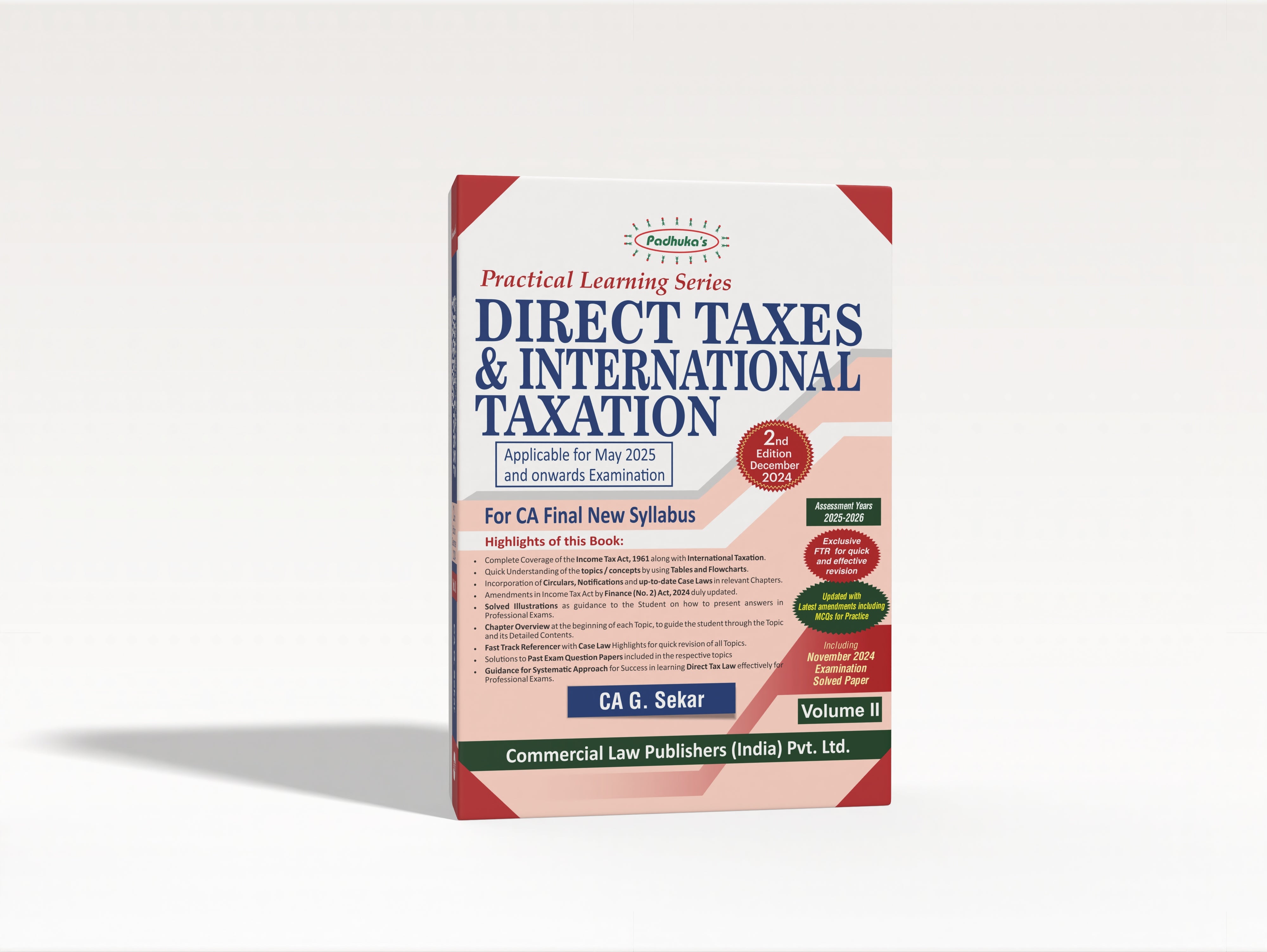 Practical Learning Series — Direct Taxes and International Taxation (CA FINAL)