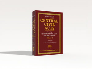 Central Civil Acts covering 121 Important Acts