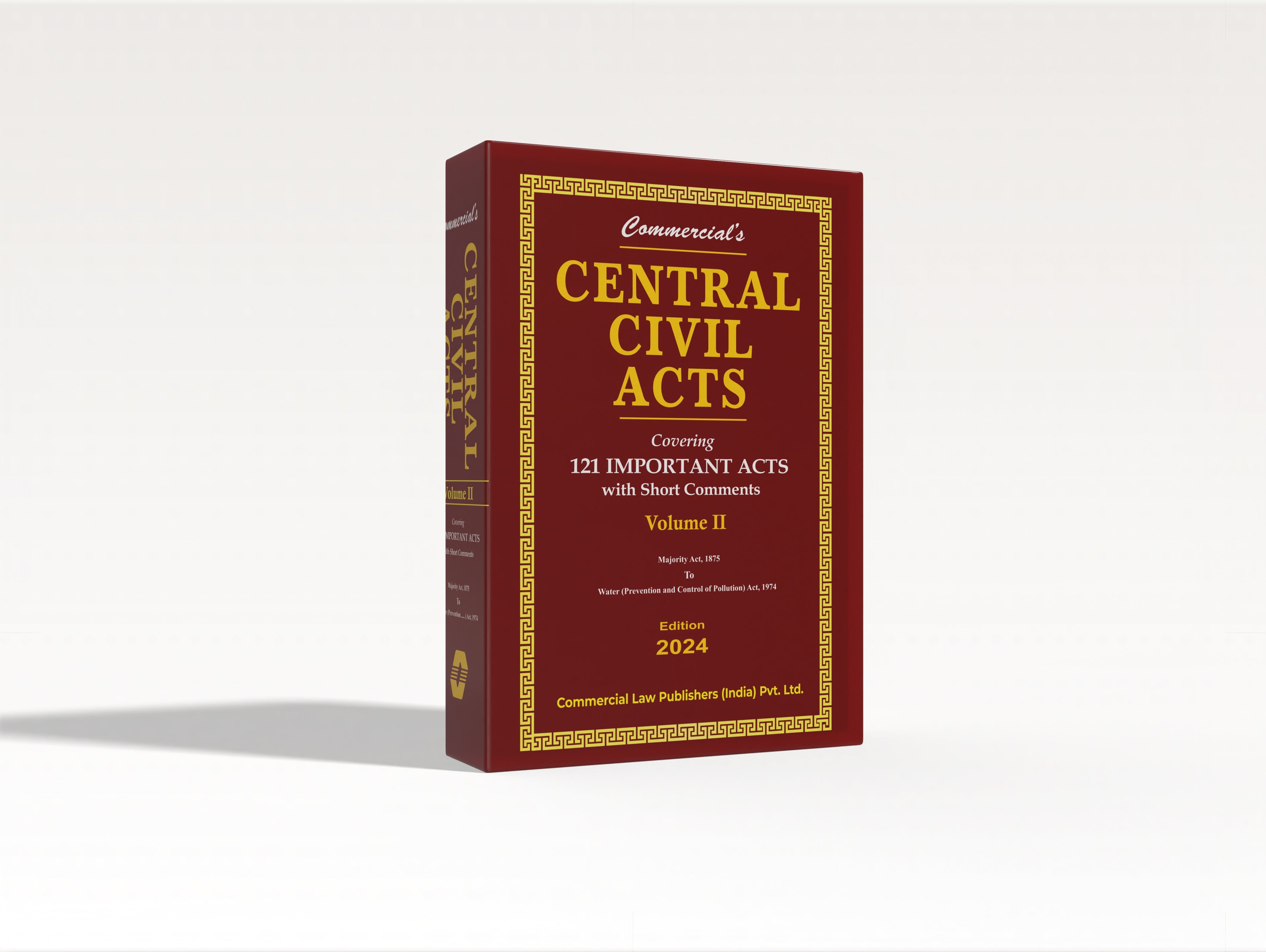 Central Civil Acts covering 121 Important Acts