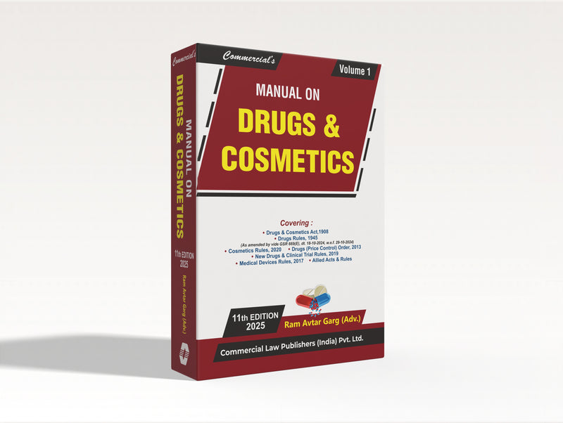 Manual on Drugs and Cosmetics