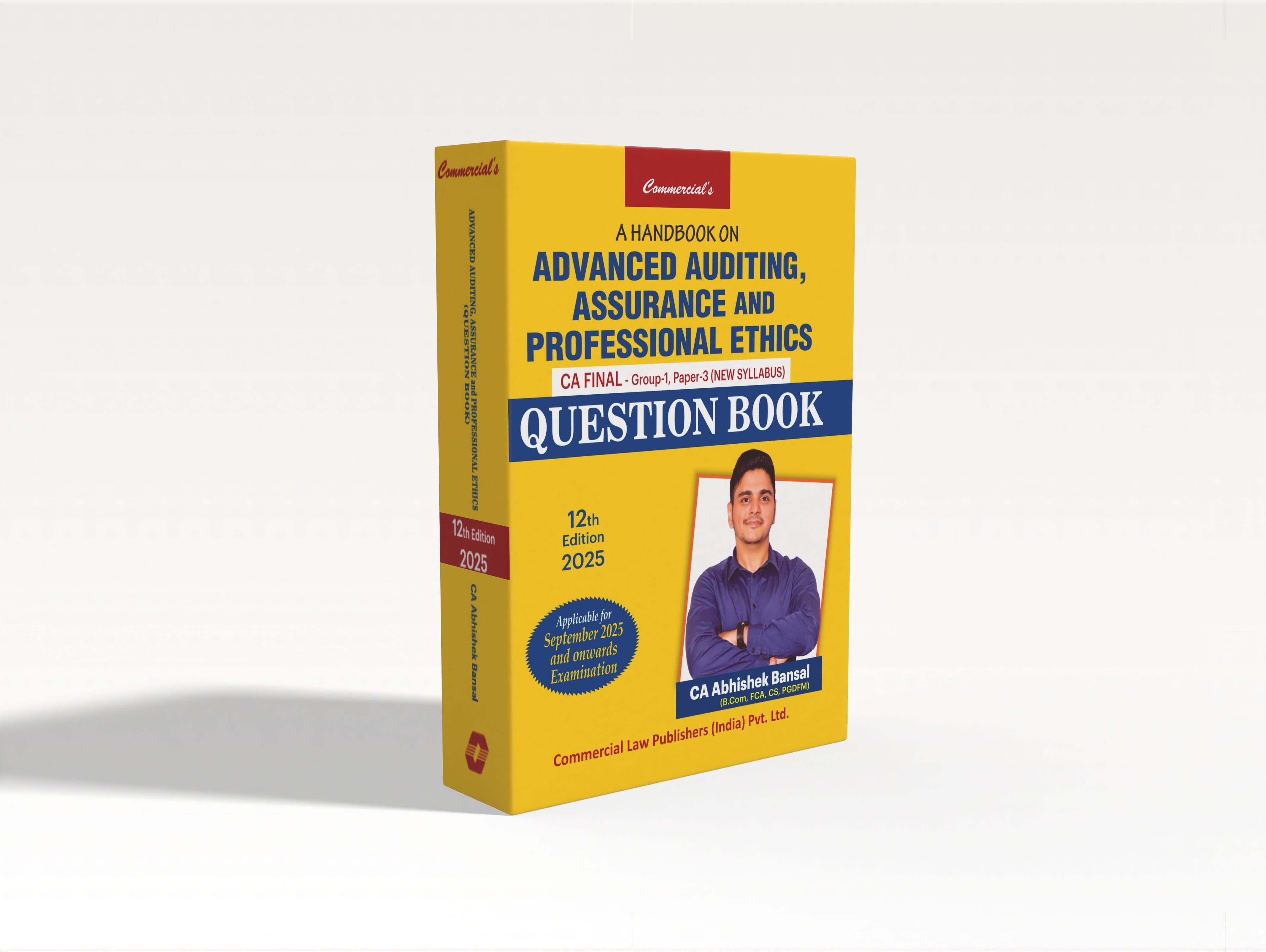 Advanced Auditing, Assurance & Professional Ethics – Main & Question Book (CA Final, 2025 Edition)
