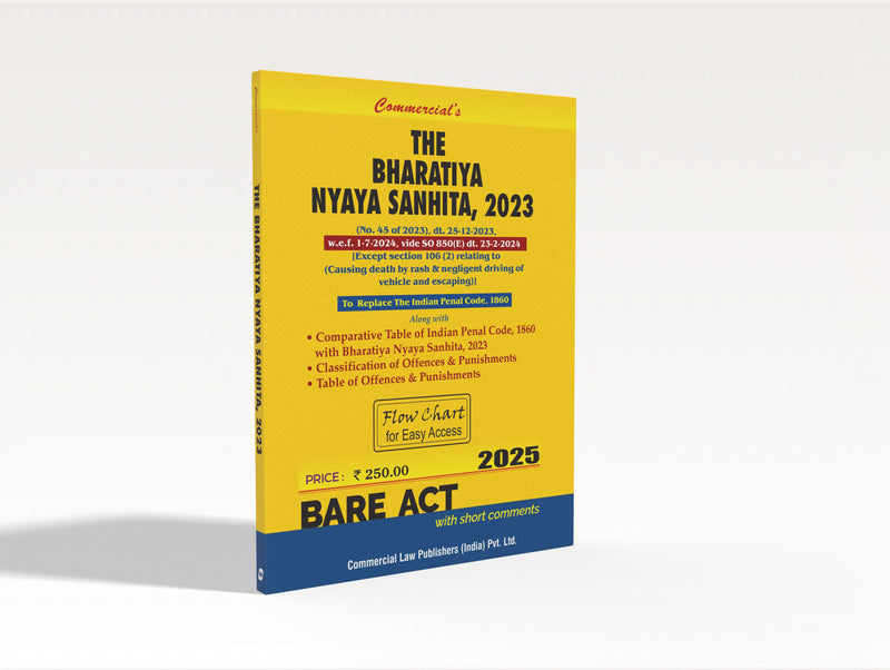 Combo Pack of New Criminal Laws, 2023 (Bharatiya Nyaya Sanhita, Bharatiya Nagarik Suraksha Sanhita & Bharatiya Sakshya Adhiniyam)