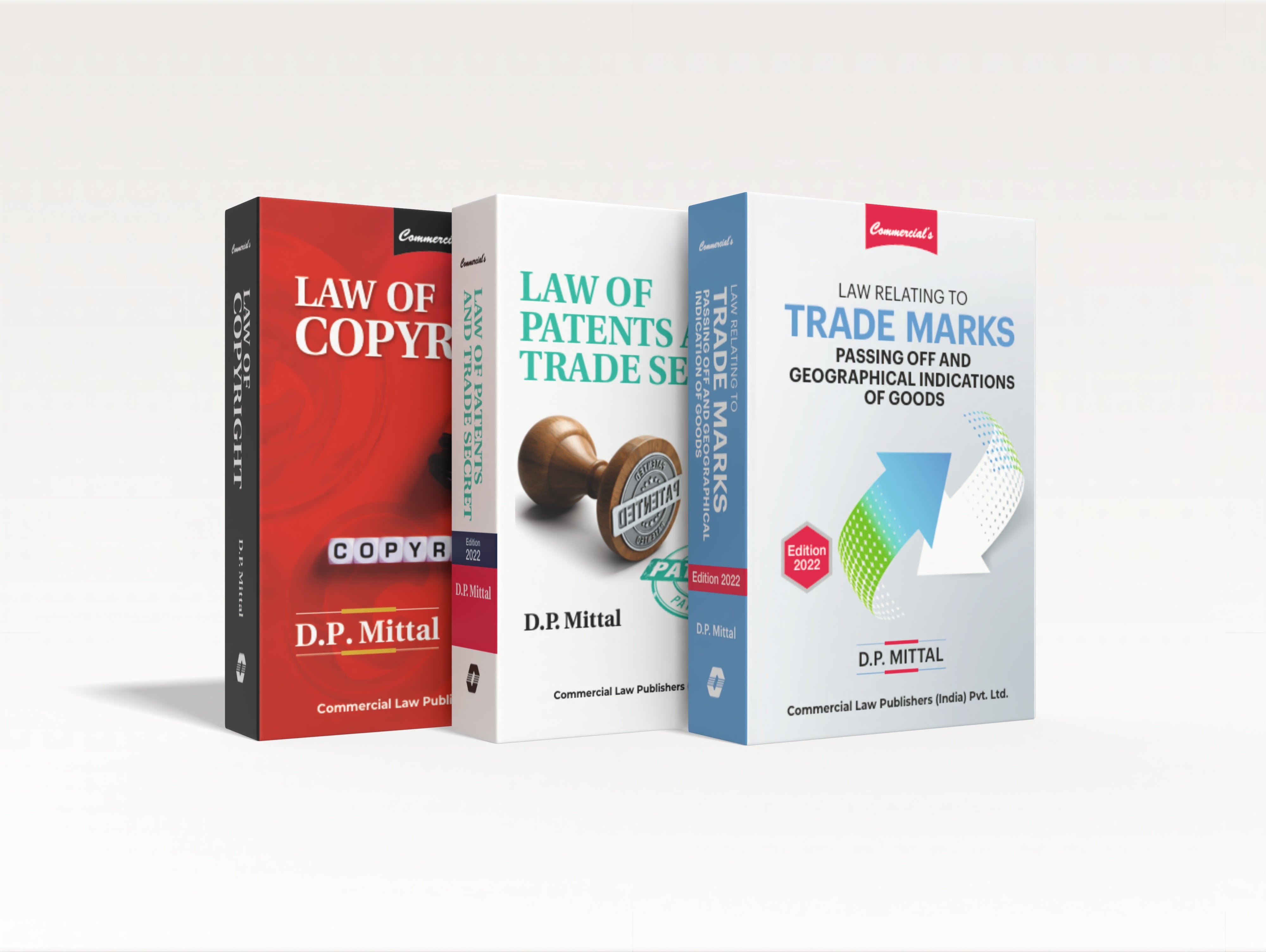 Intellectual Property Law – Combo Set of Trade Marks, Copyright, Patents & Trade Secret