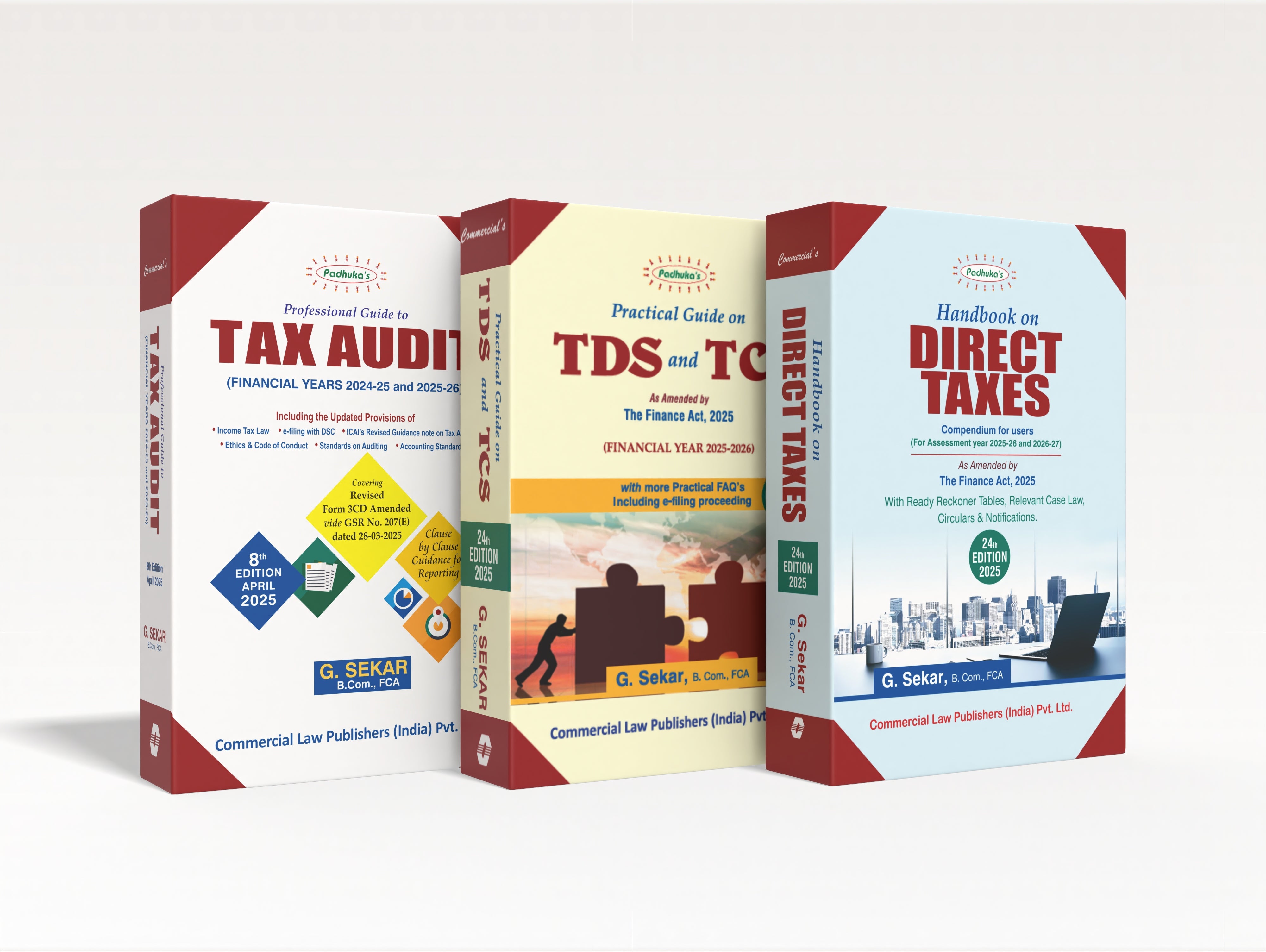 Books for Professionals: Direct Taxes, TDS & Tax Audit – Commercial Law ...