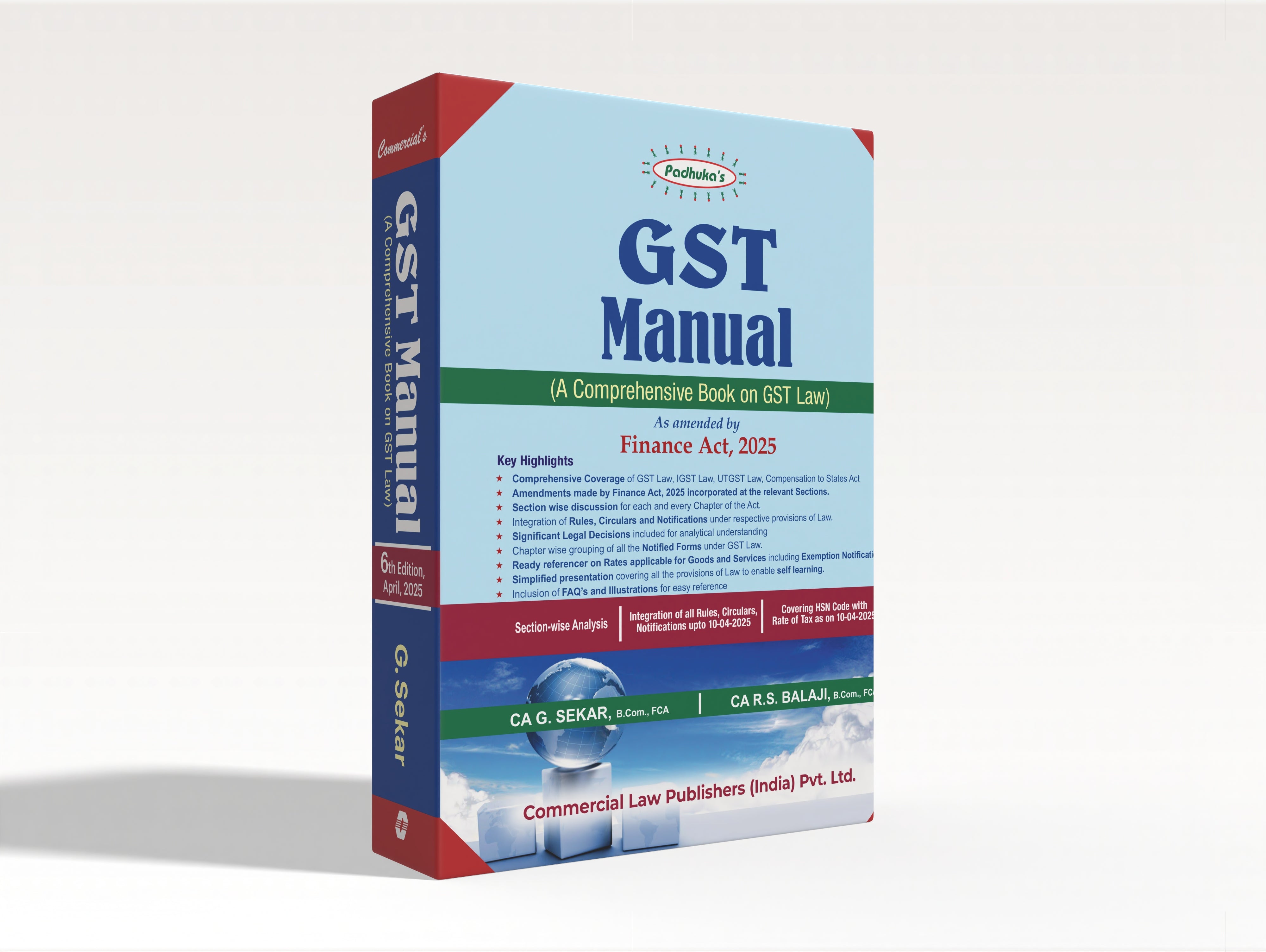 GST Manual (A Comprehensive Book on GST Law)