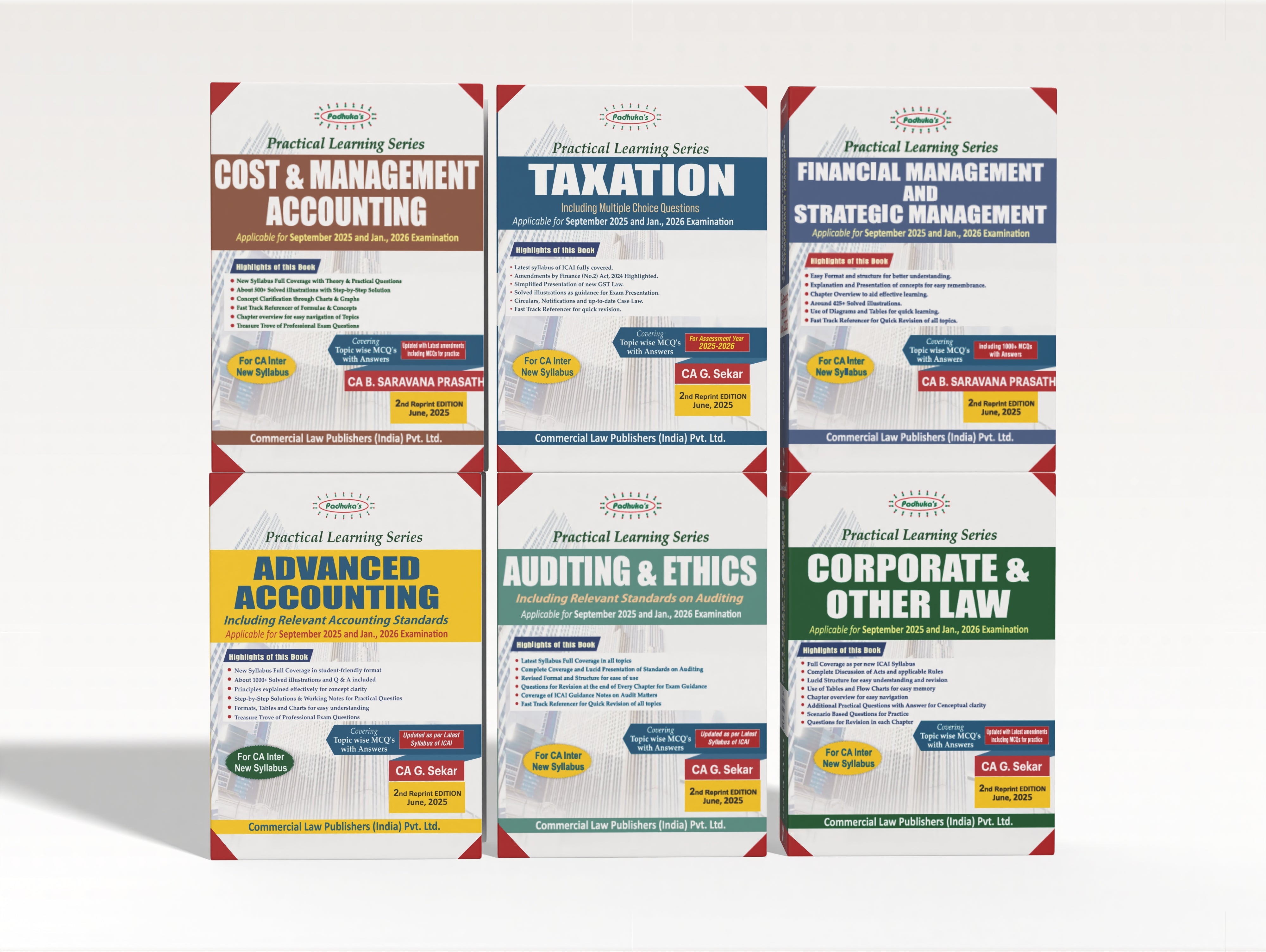 Padhuka’s Practical Learning Series — CA Inter New Syllabus 2023