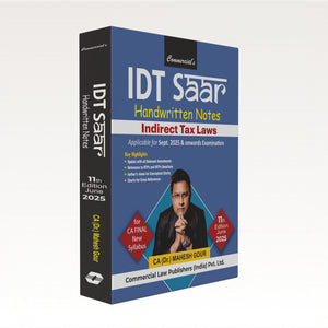 IDT SAAR Handwritten Notes — indirect Tax Laws (CA Final)