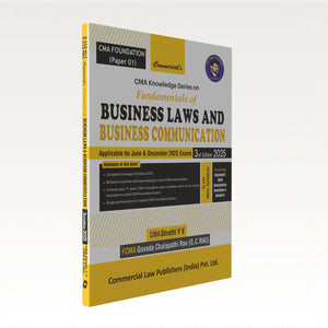 CMA Knowledge Series — Fundamentals of Business Laws and Business Communication (CMA Foundation)