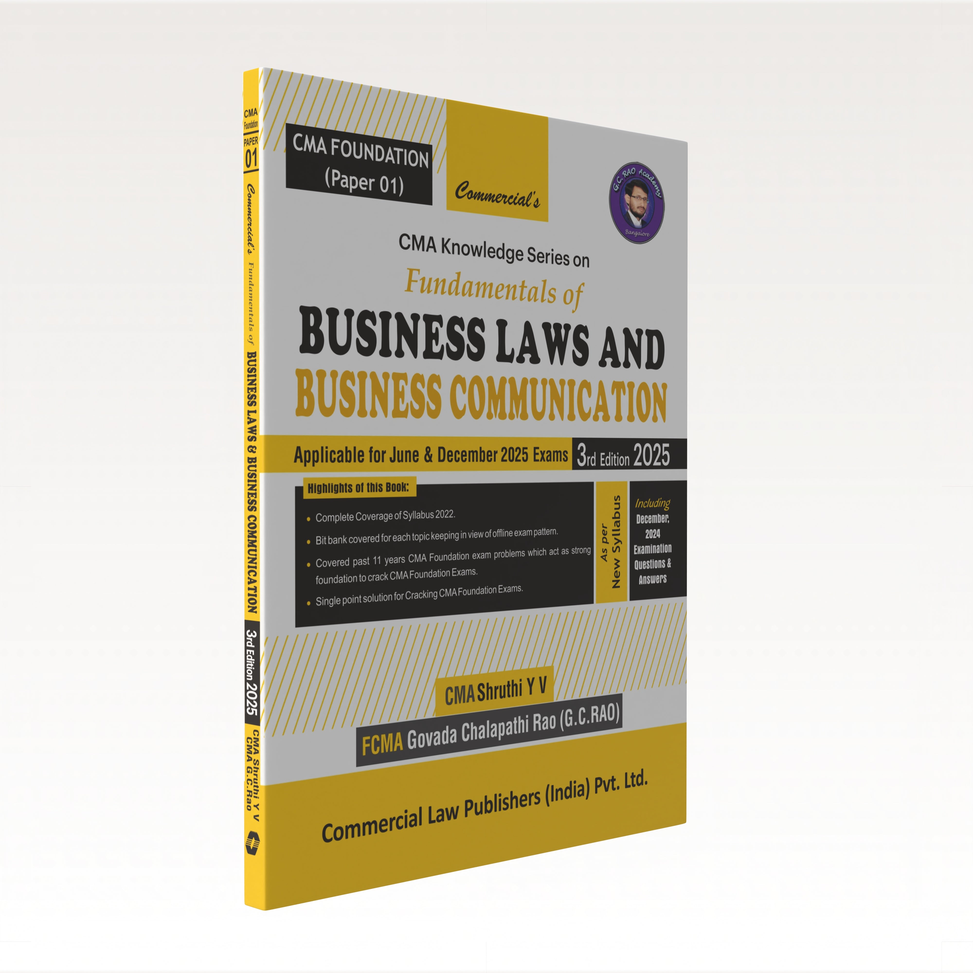 CMA Knowledge Series — Fundamentals of Business Laws and Business Communication (CMA Foundation)