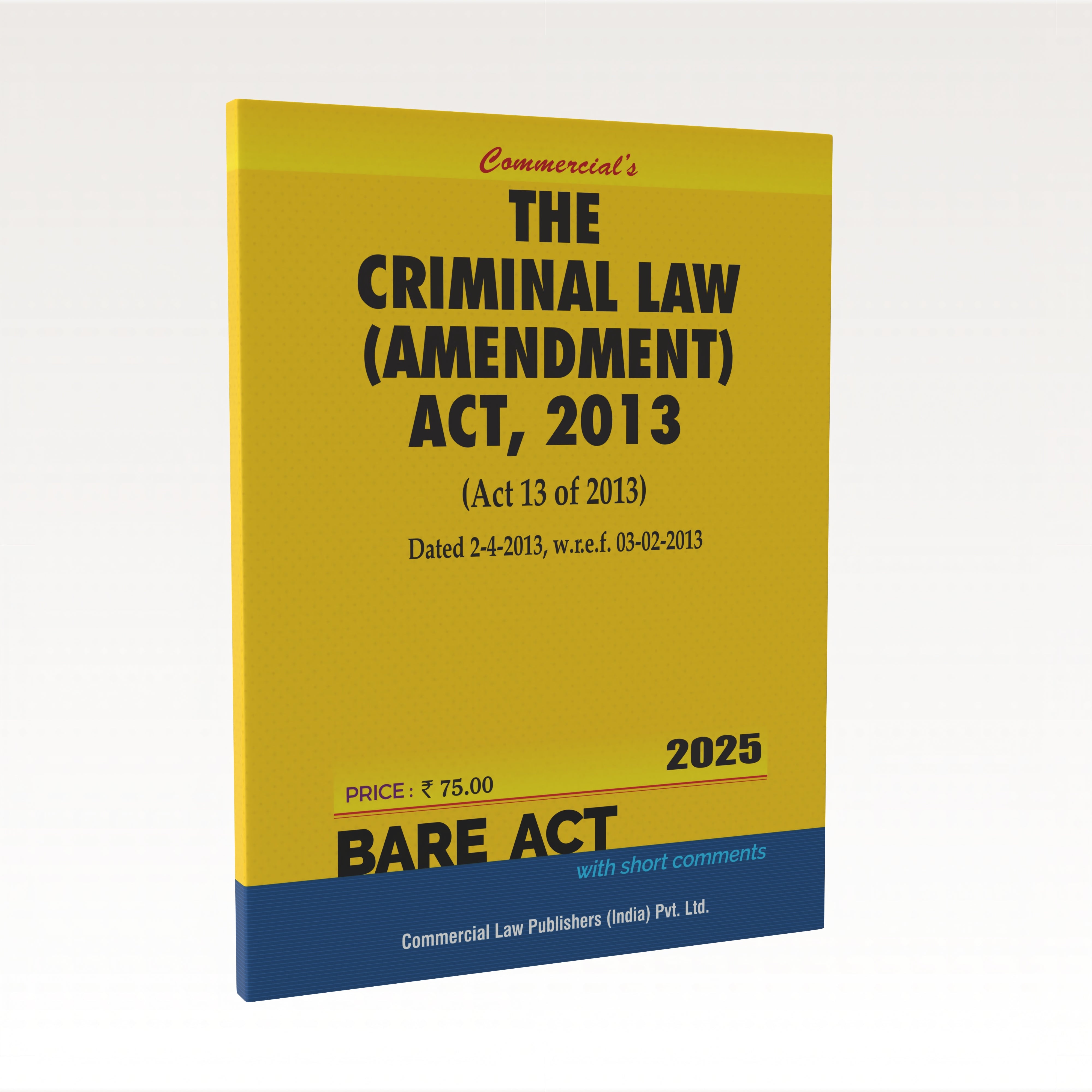 Criminal Law (Amendment) Act, 2013