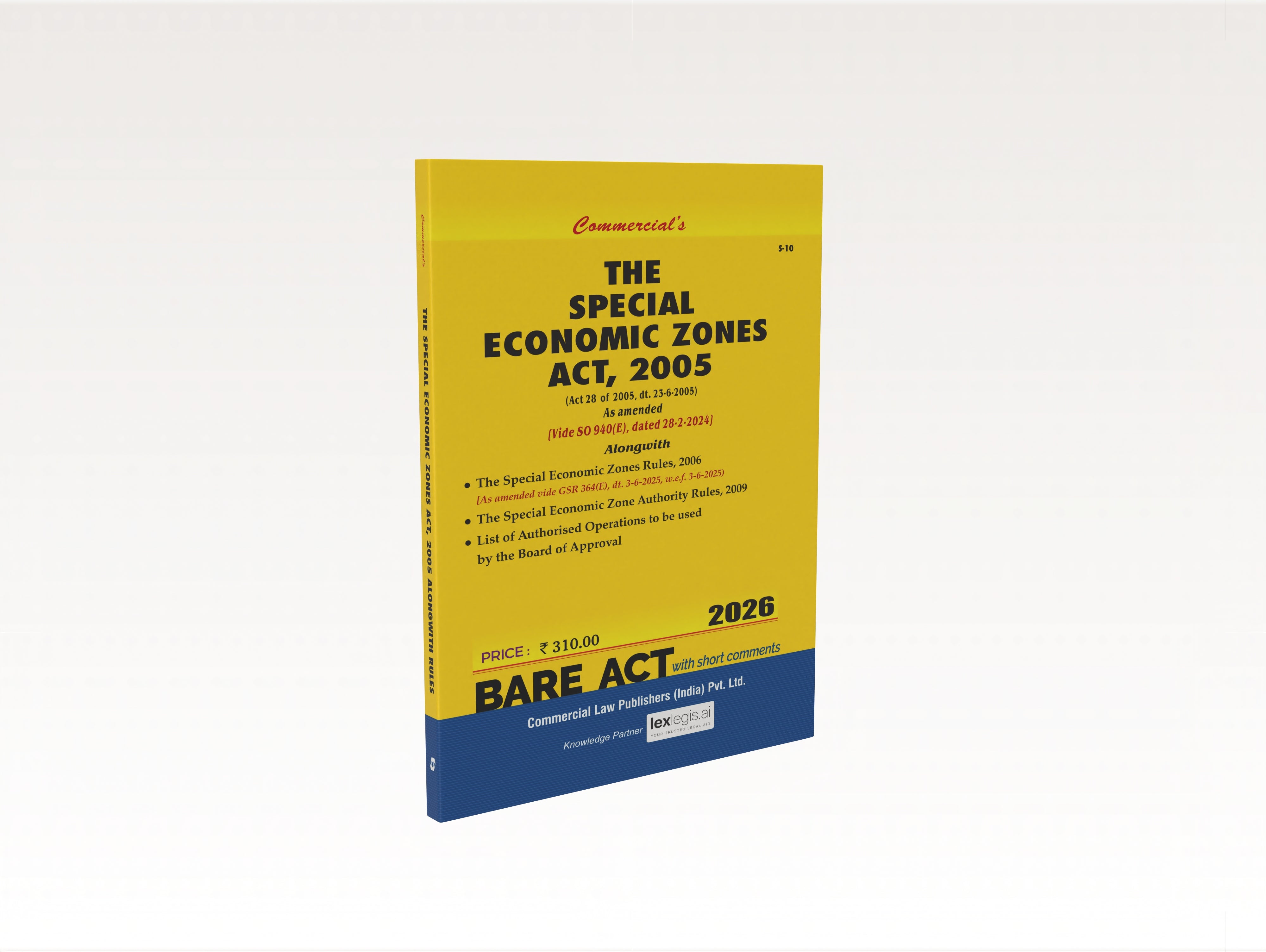 The Special Economic Zones Act, 2005