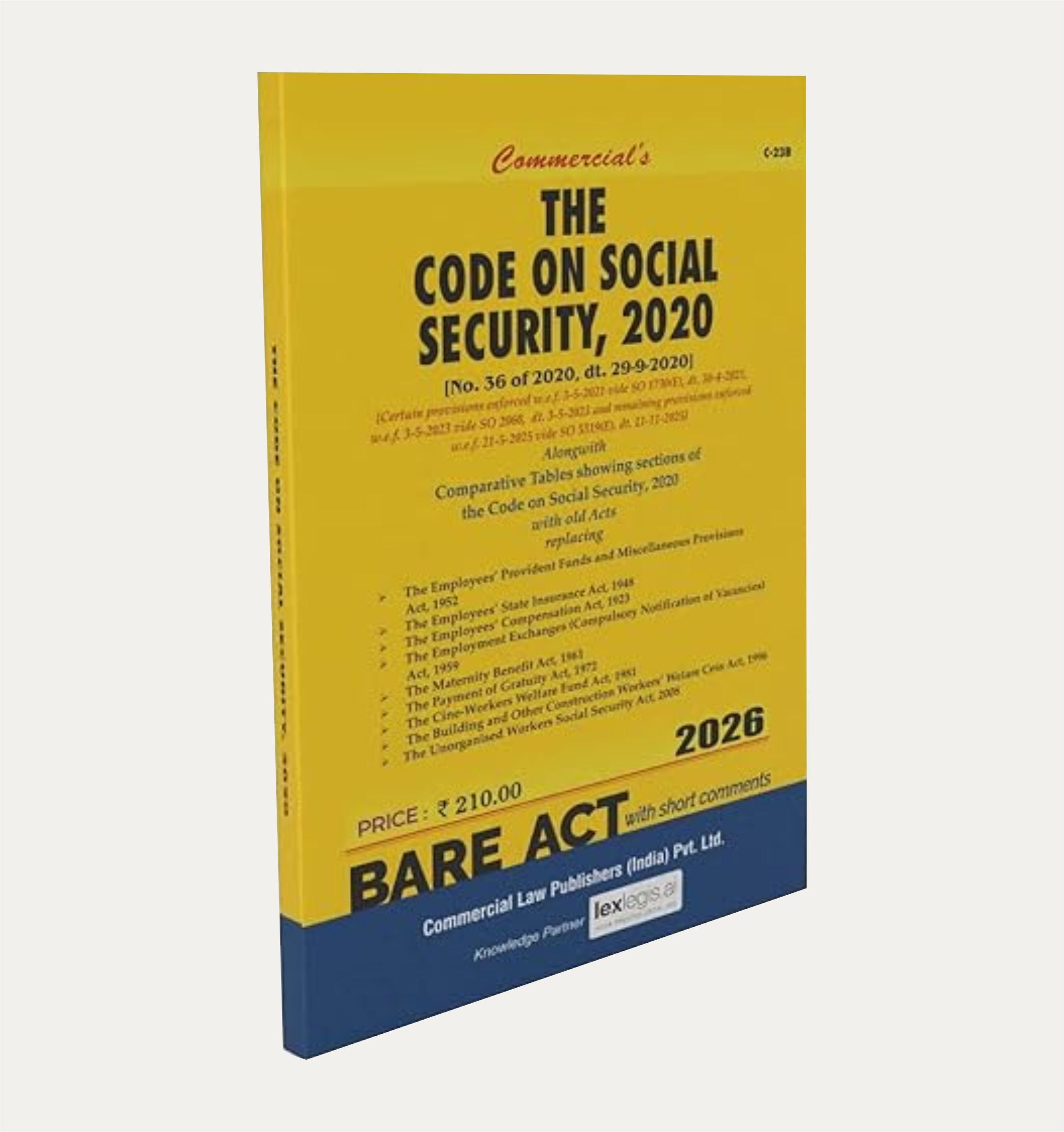 The Code on Social Security, 2020 (E-Book)