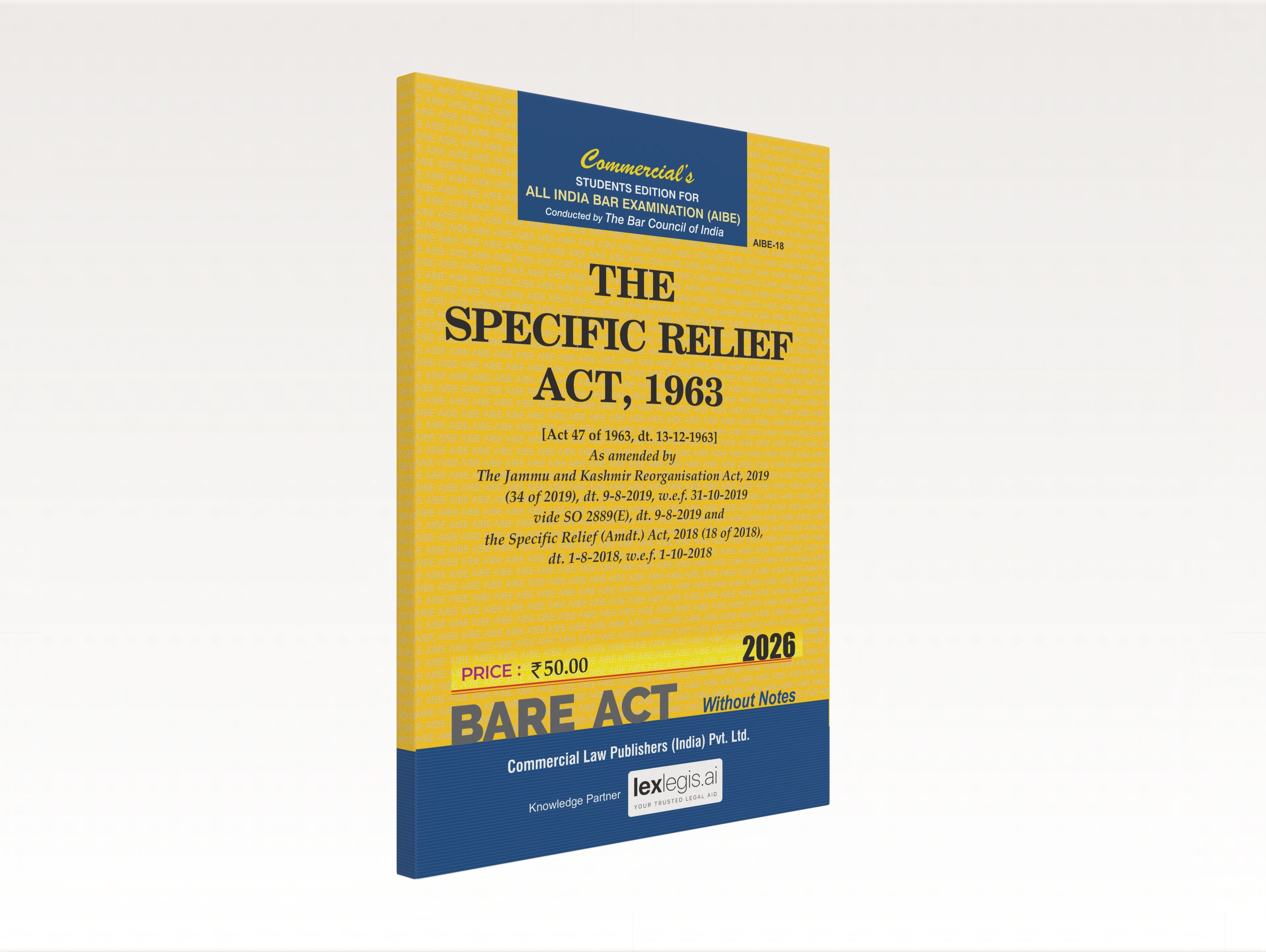 Specific Relief Act, 1963 (AIBE)