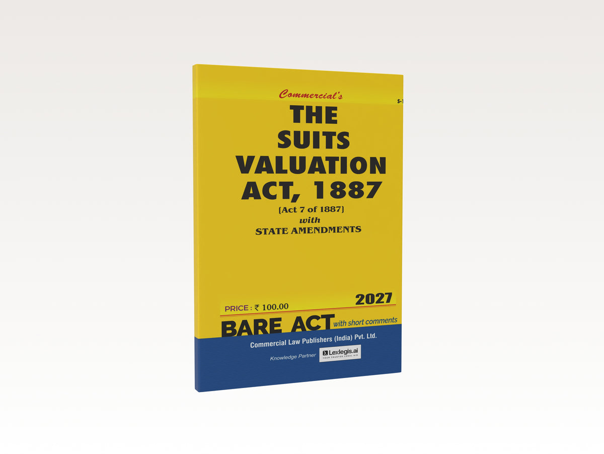 The Suits Valuation Act, 1887 (2027 Edition) (E-Book)