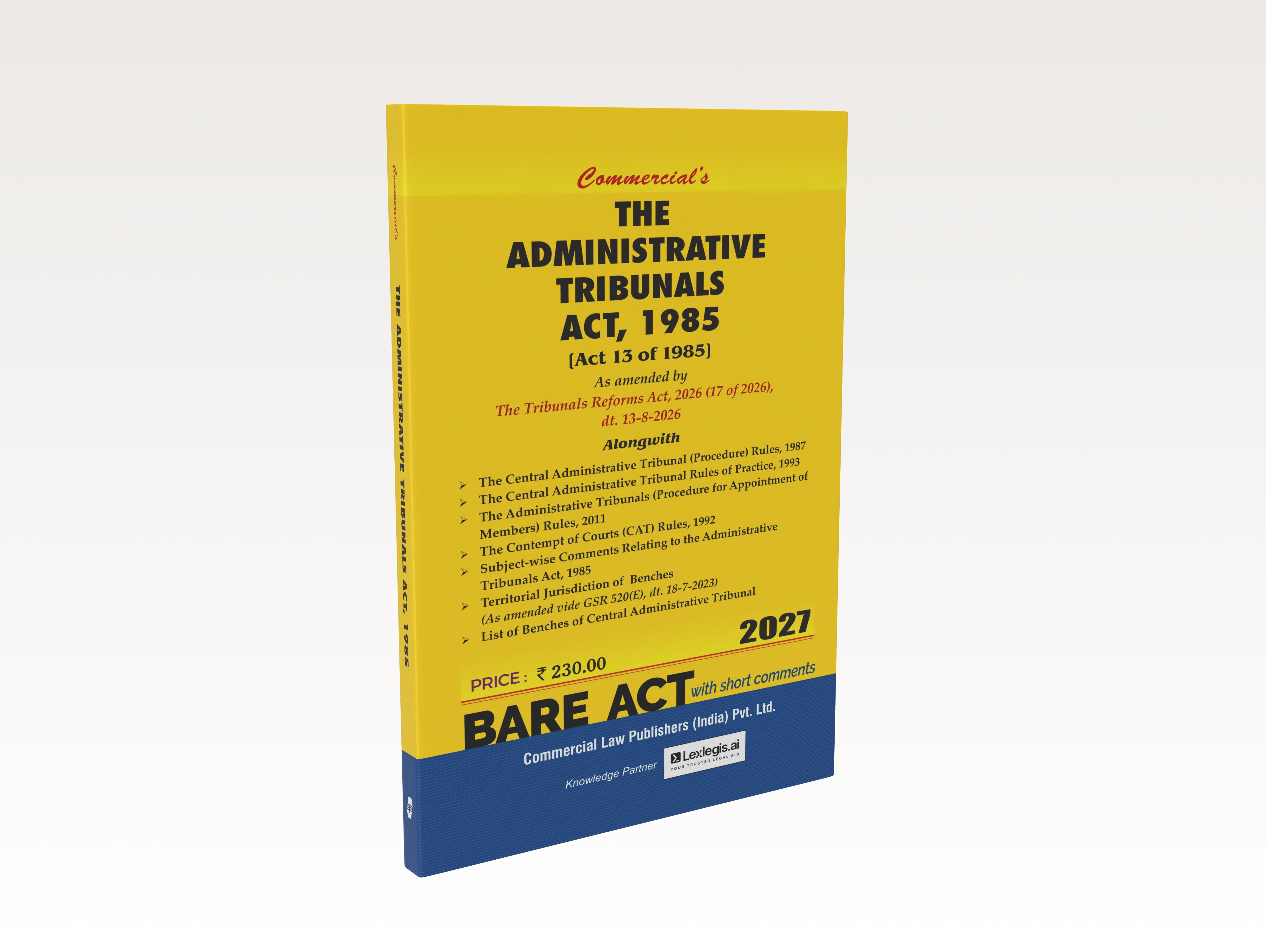 The Administrative Tribunals Act, 1985 (2027 Edition)