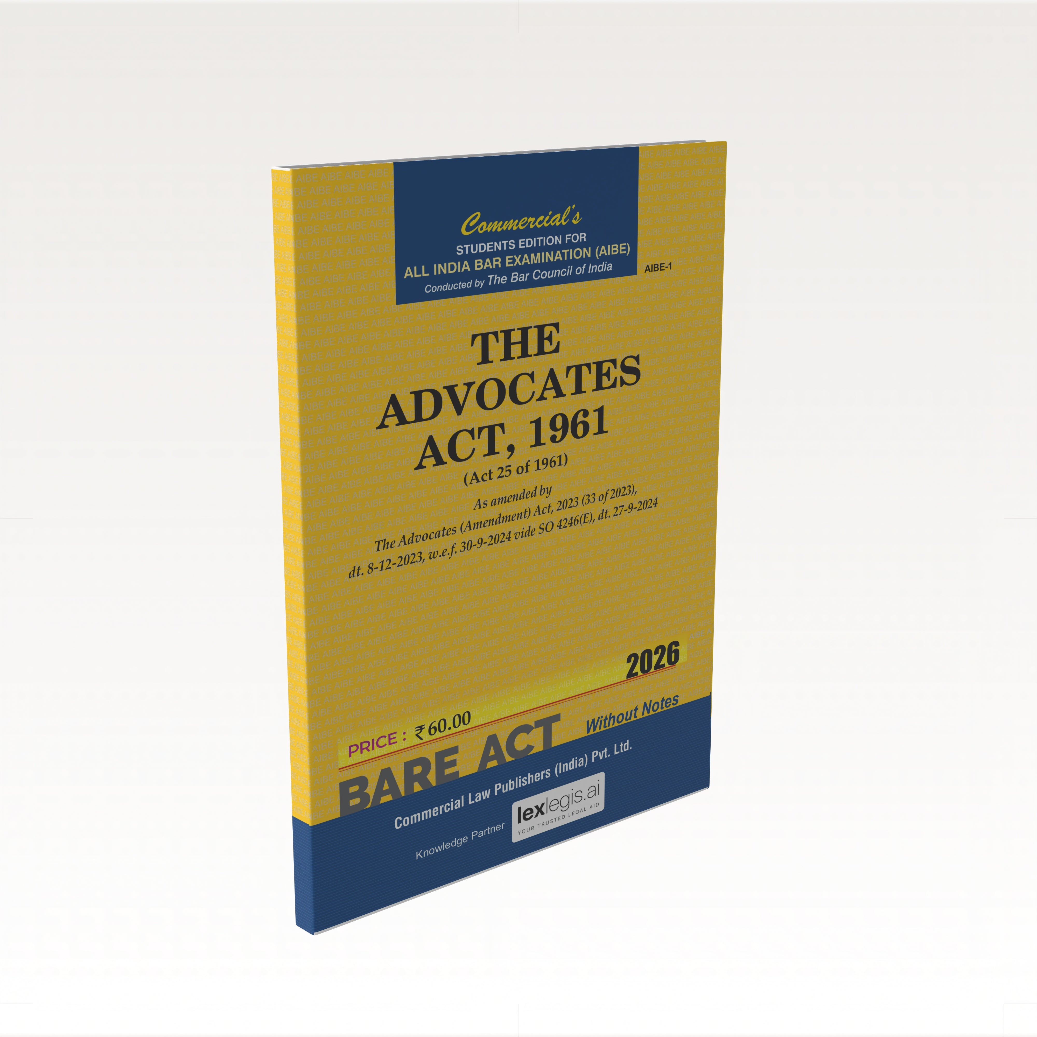 Advocates Act, 1961 (AIBE)