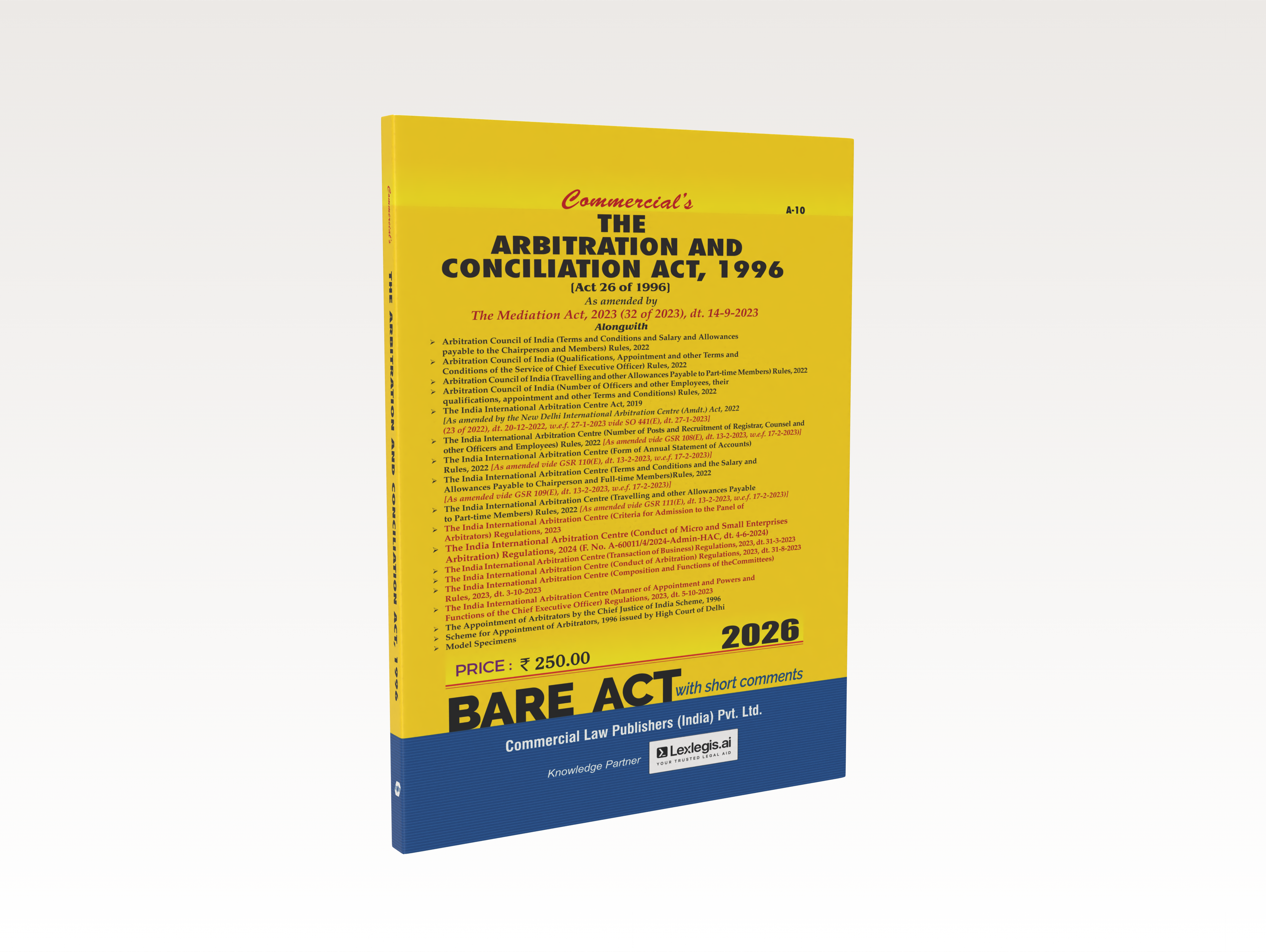The Arbitration and Conciliation Act, 1996
